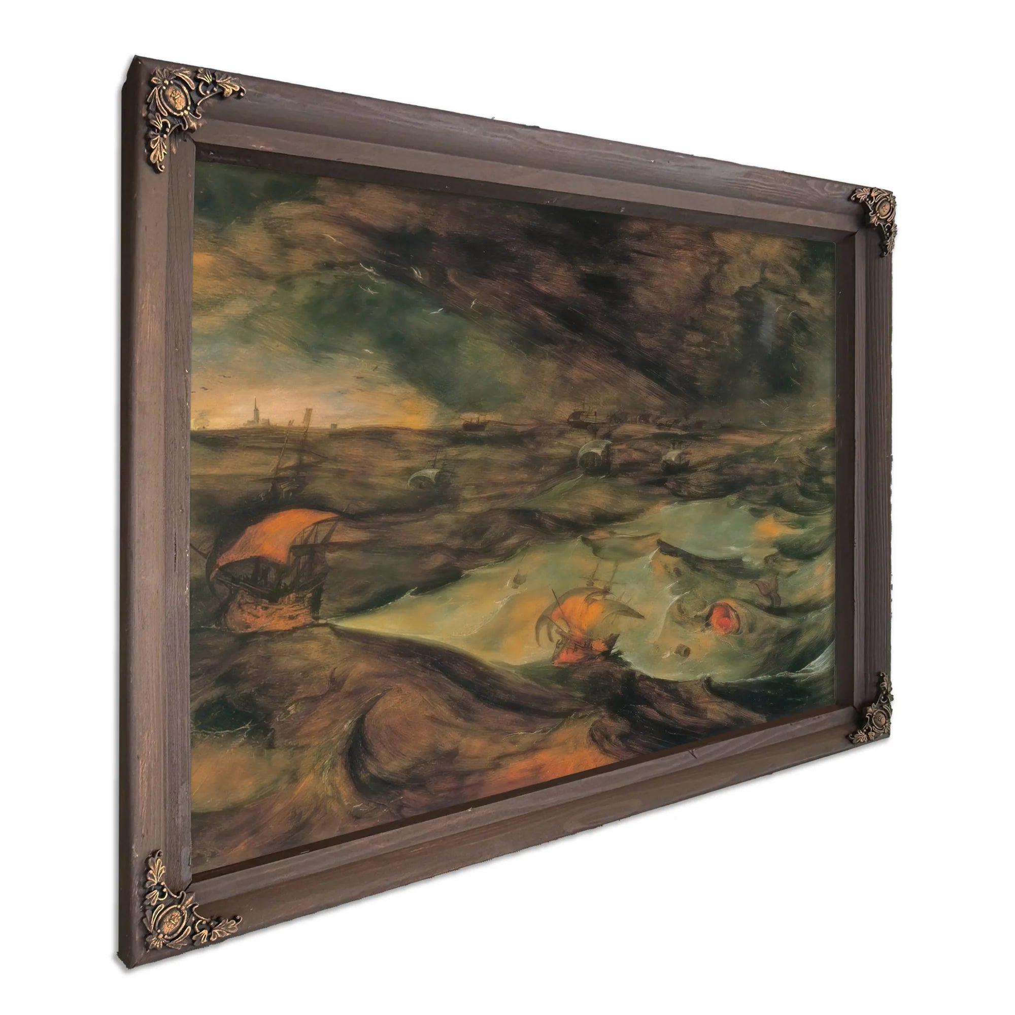 Storm At Sea 1568 By Pieter Bruegel Fine Art Print
