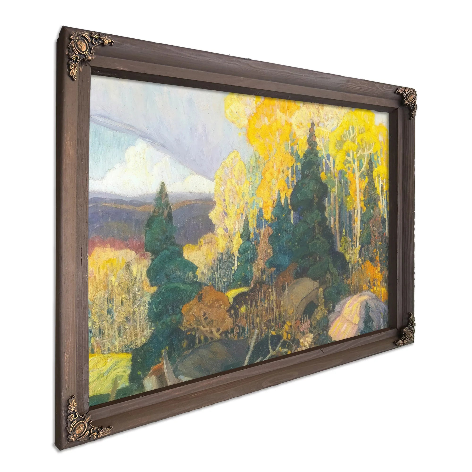 Autumn Hillside By Frank Carmichael Fine Art Print