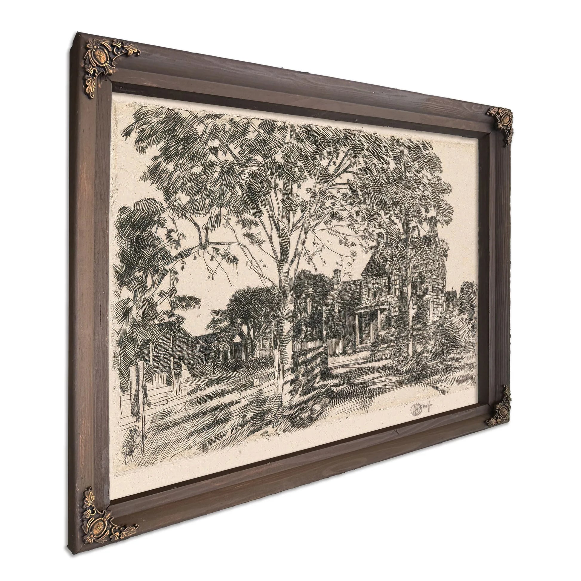 Walt Whitman's Birthplace By Childe Hassam Fine Art Print