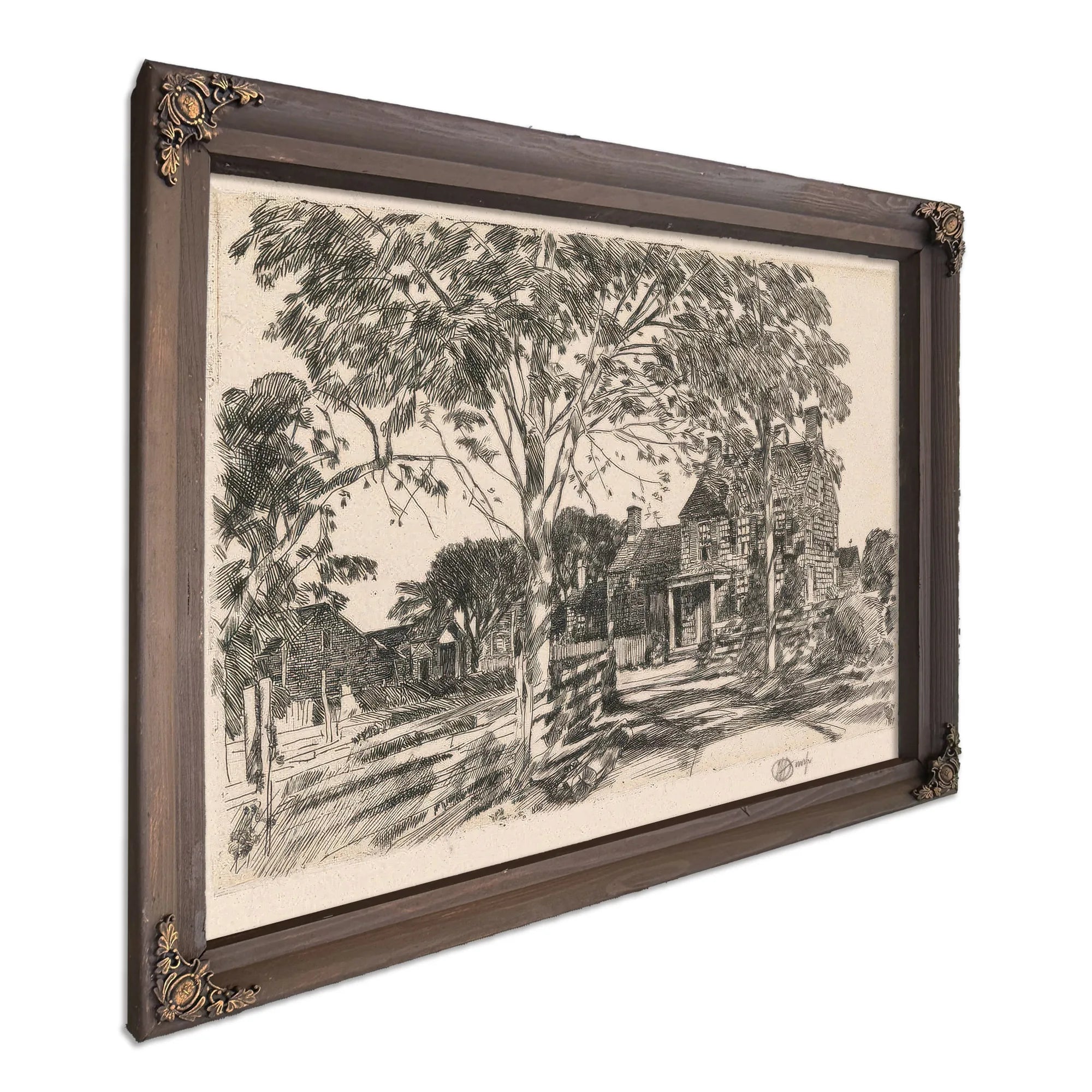 Walt Whitman's Birthplace By Childe Hassam Fine Art Print