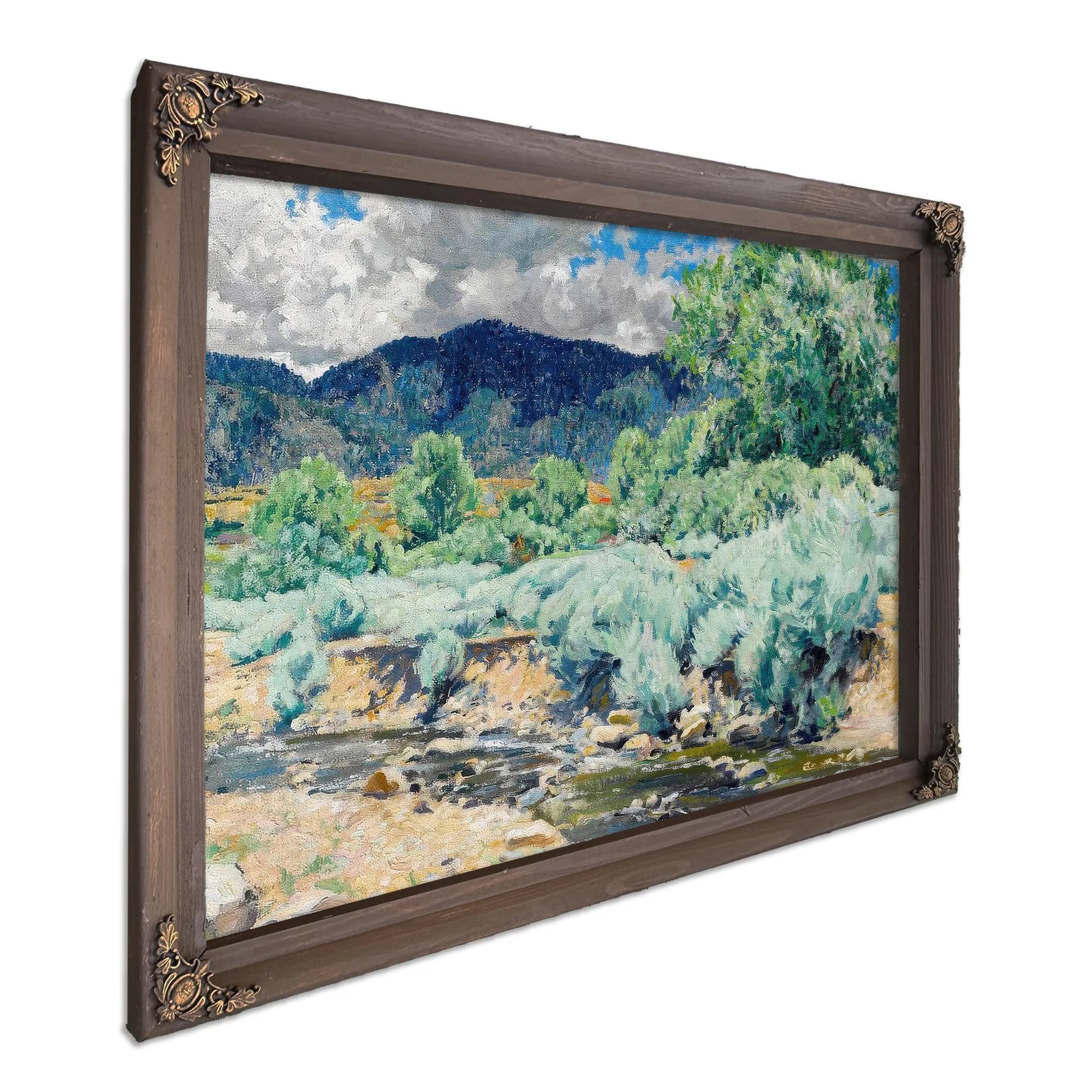 Greasewood, Santa Fe River By Walter Ufer Fine Art Print
