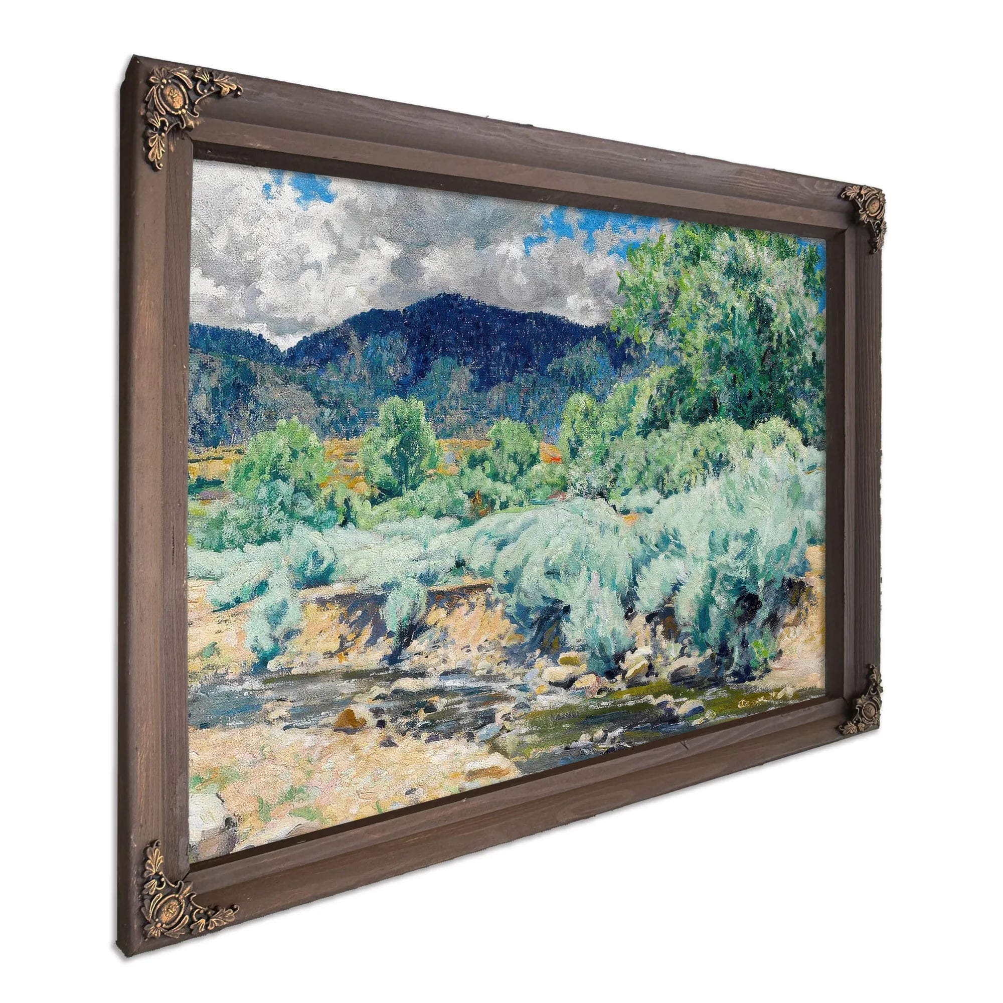Greasewood, Santa Fe River By Walter Ufer Fine Art Print