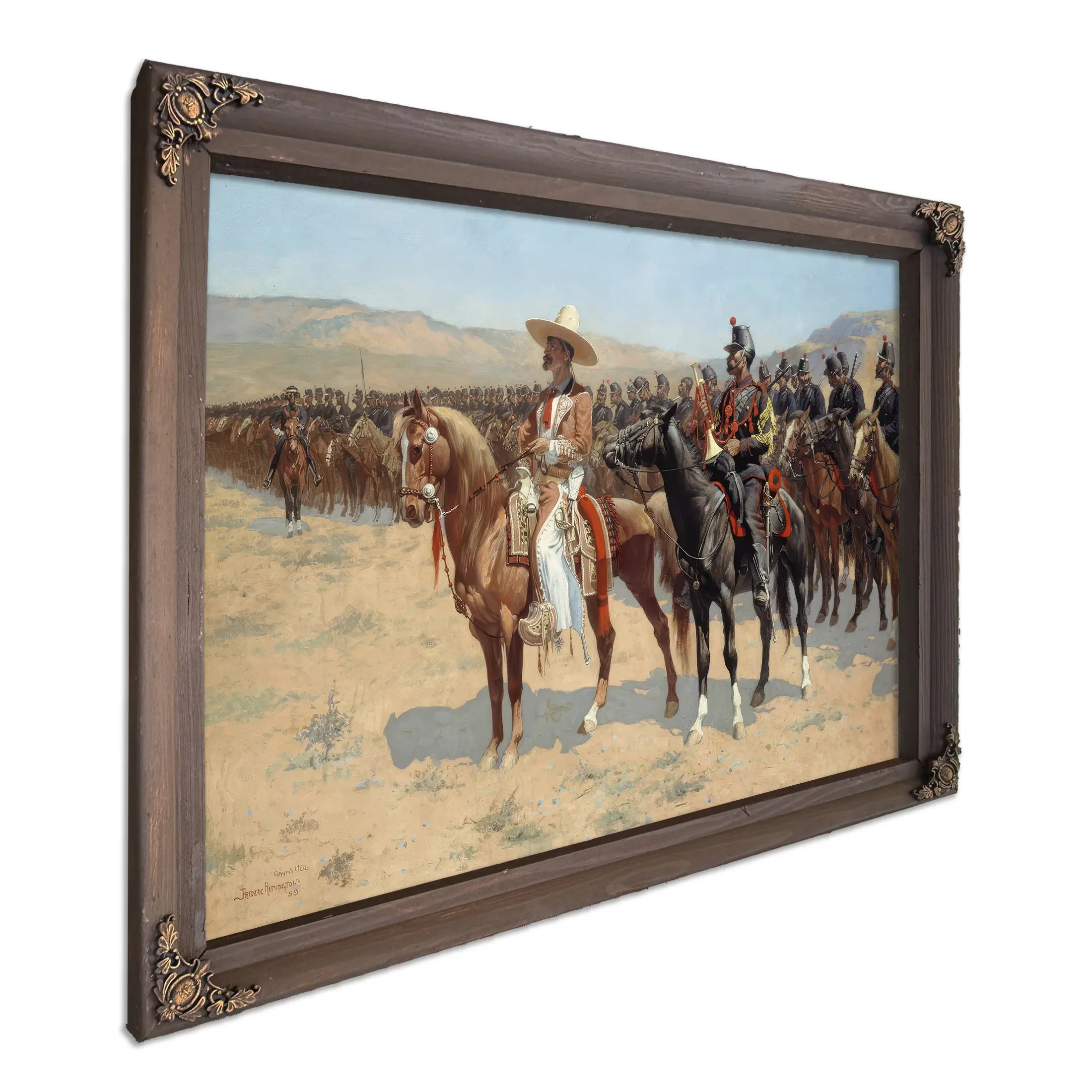 The Mexican Major B by Frederic Remington