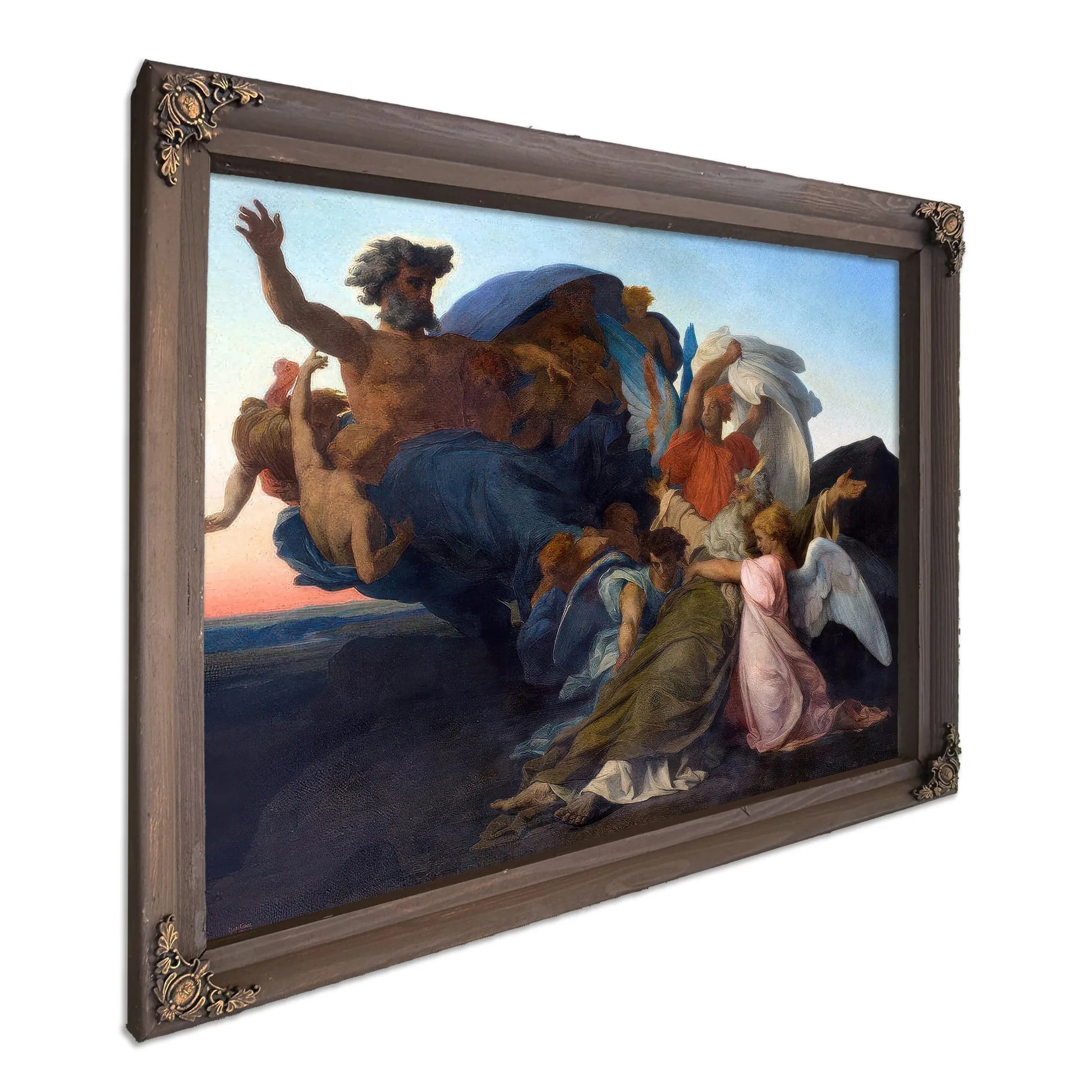 Death Of Moses 1850 Neoclassicism 140X204Cm Musee Fabre By Alexandre Cabanel Fine Art Print