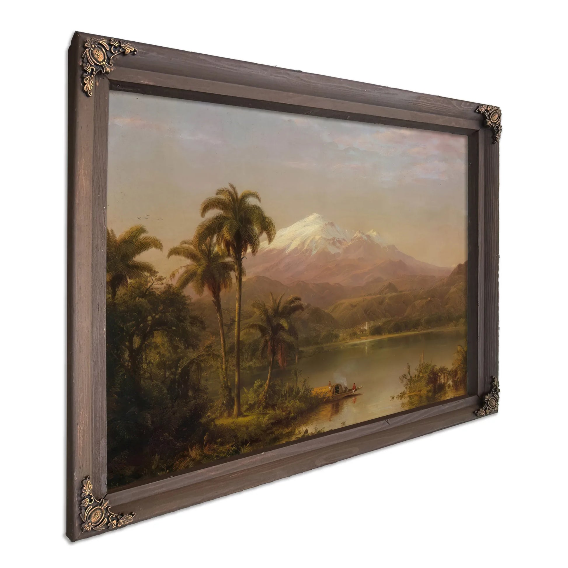 Tacama Palms By Frederic Edwin Church Fine Art Print