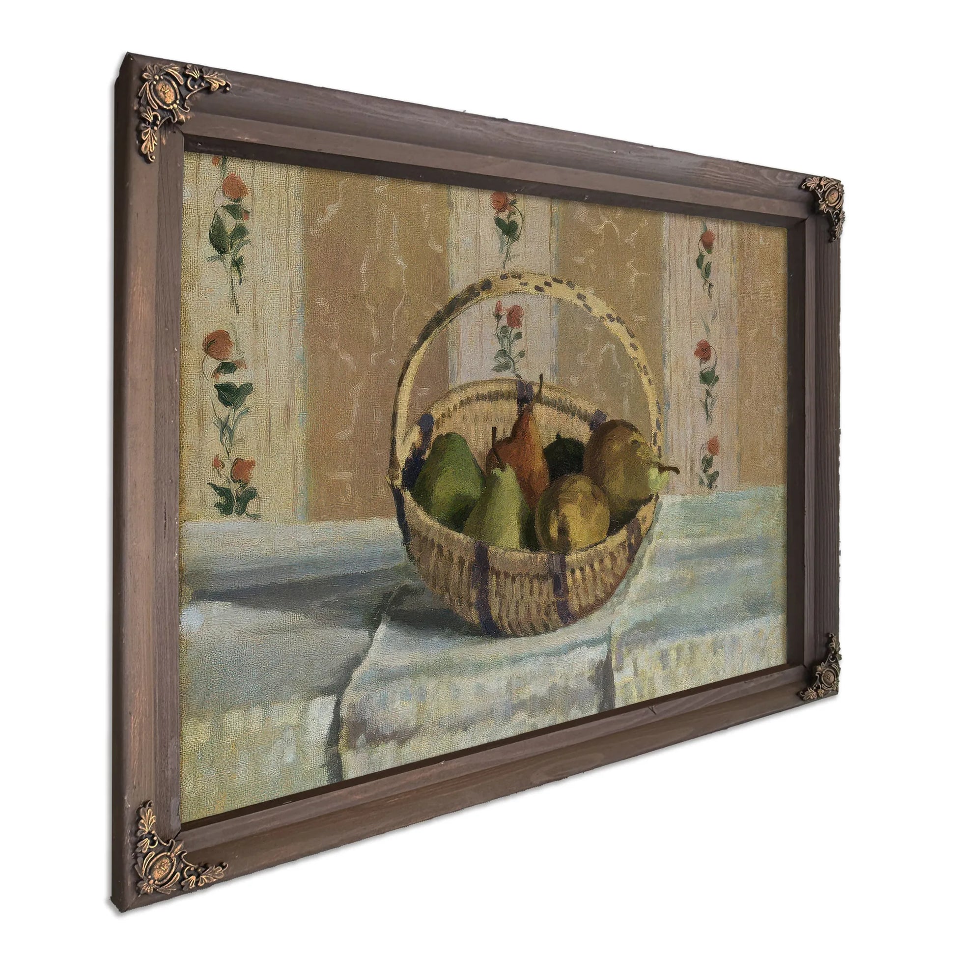 Still Life With Apples And Pears 1872 2 By Camille Pissarro Fine Art Print