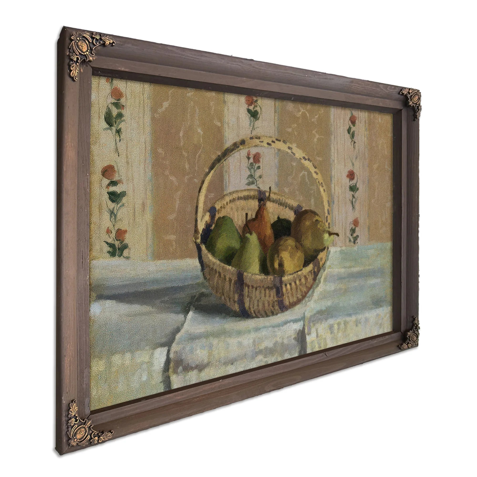 Still Life With Apples And Pears 1872 2 By Camille Pissarro Fine Art Print