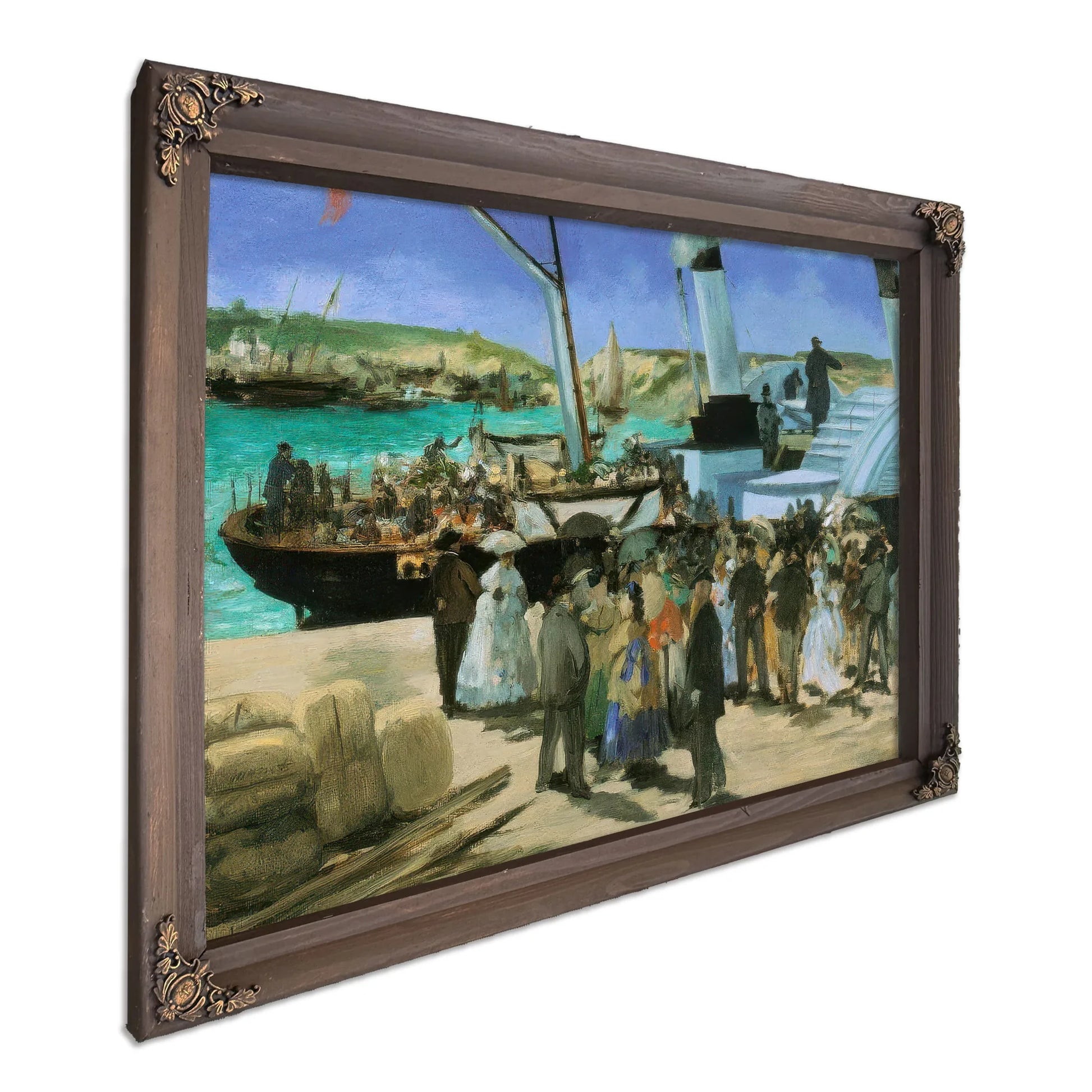Folkestone Boat Boulogne By Edouard Manet Fine Art Print