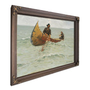 Hauling The Gill Net by Frederic Remington