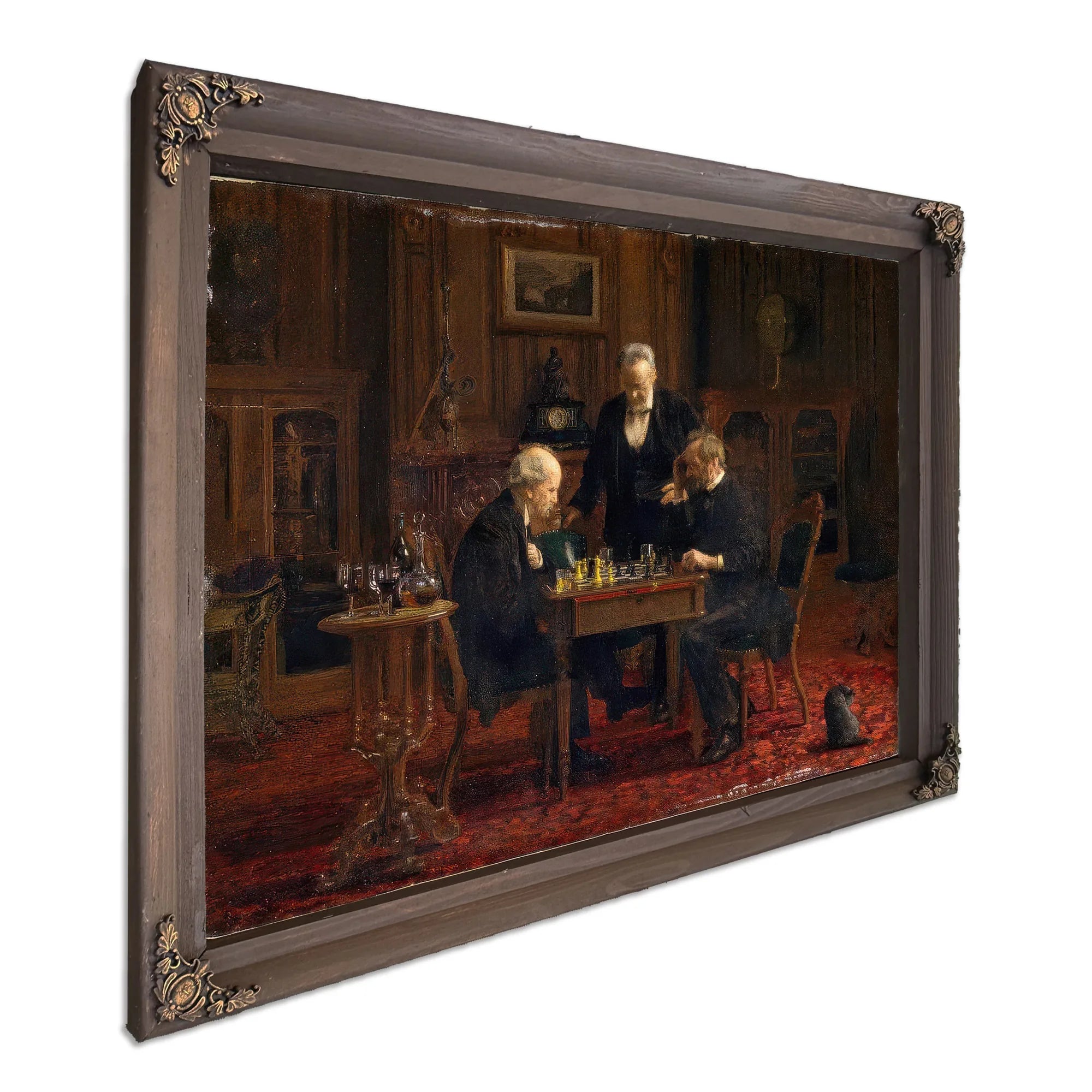 The Chess Players 1876 By Thomas Eakins Fine Art Print