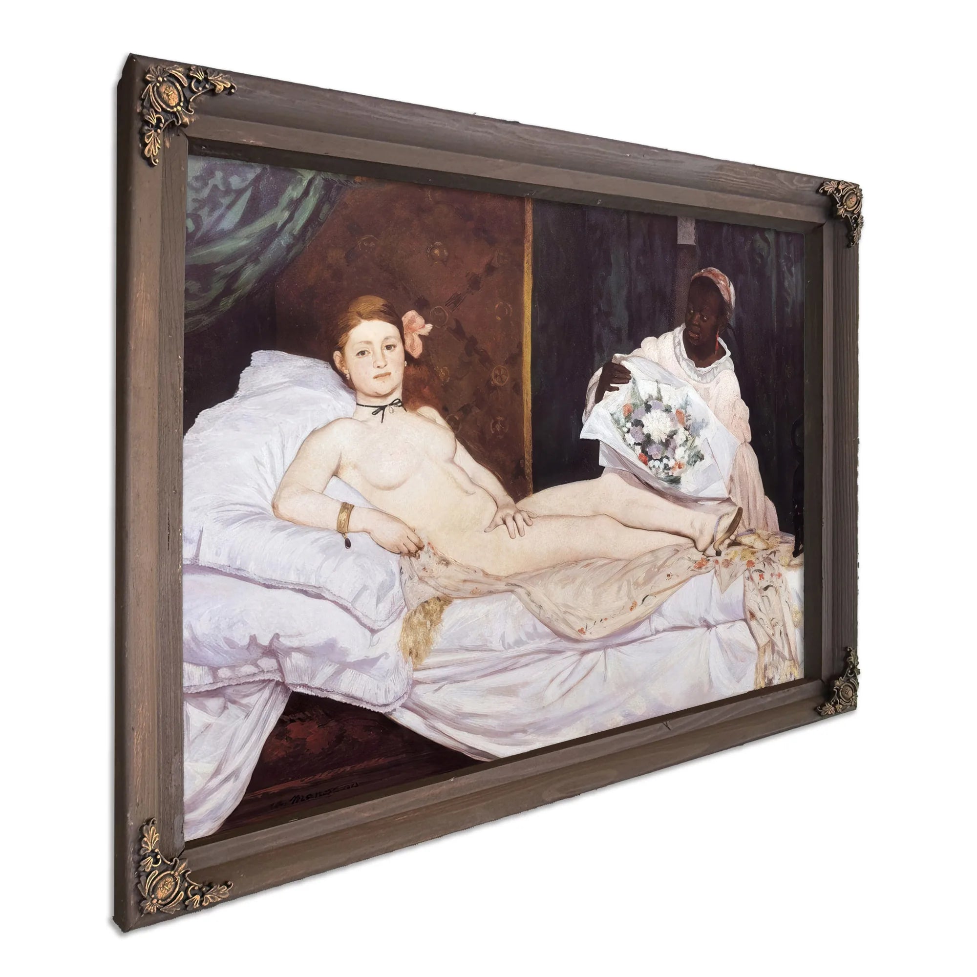 Olympia 1863 By Edouard Manet Fine Art Print