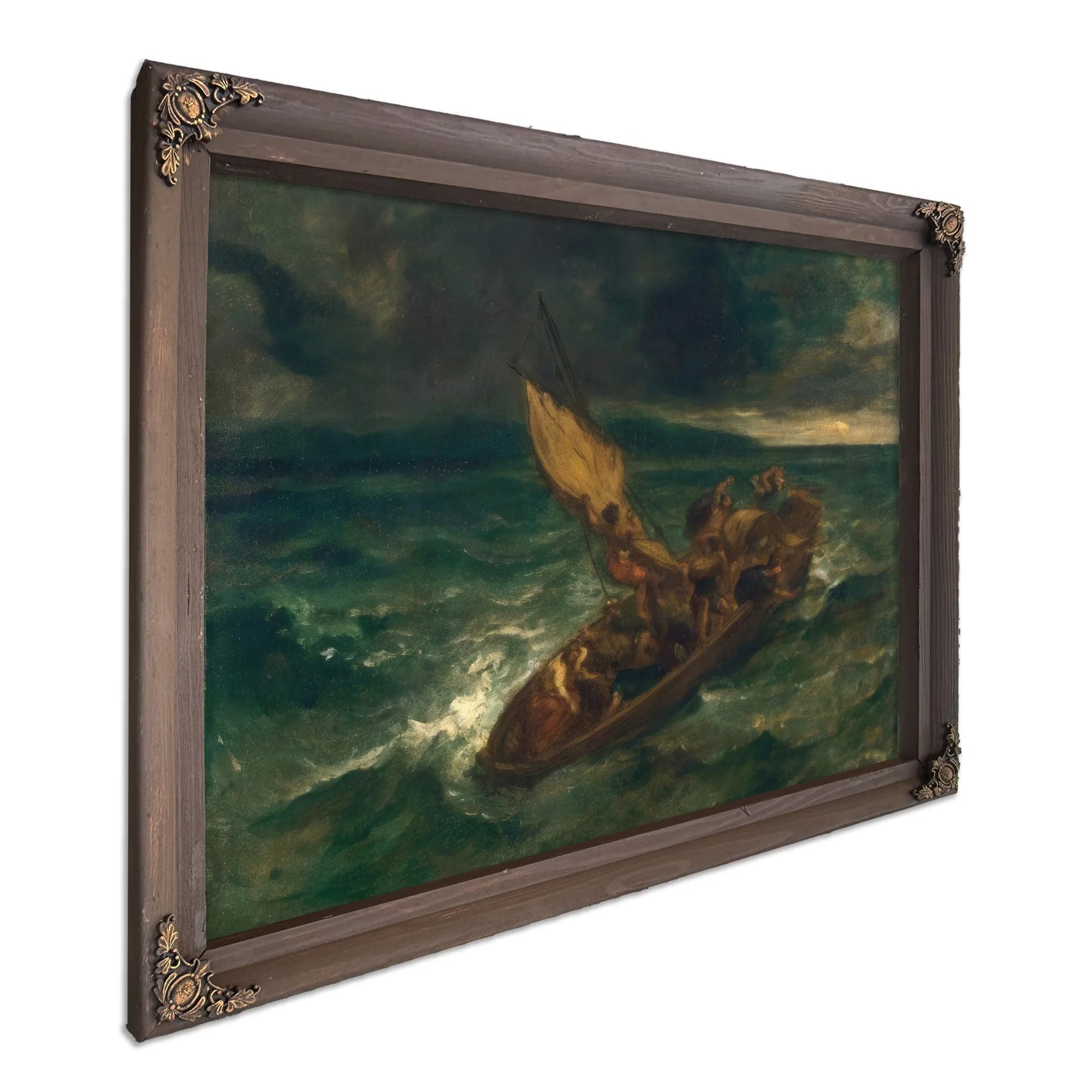 Christ On The Sea Of Galilee By Eugene Delacroix Fine Art Print
