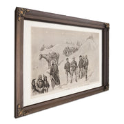 Lieutenant Caseys Last Scout Watching The Hostiles From The Bluffs Of The Stronghold by Frederic Remington