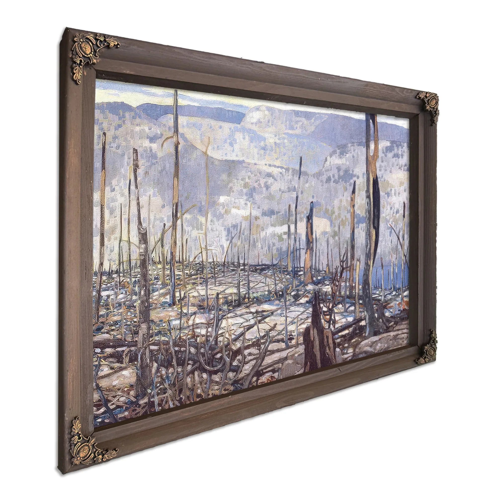 Fire Swept Algoma By Frank Johnston Fine Art Print