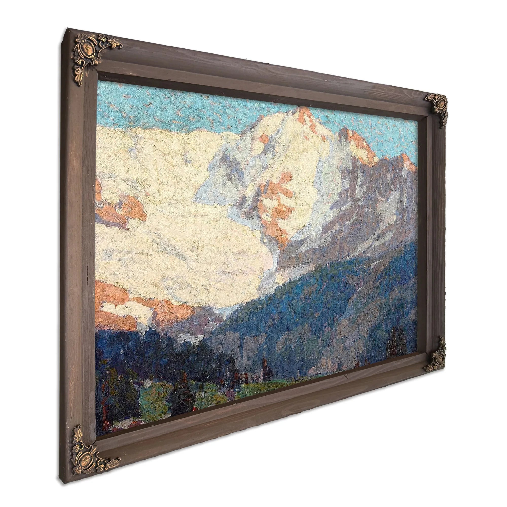 Alpine Glaciers By Edgar Payne Fine Art Print