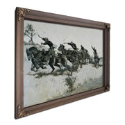 Capt Grimes S Battery Going Up El Poso Hill by Frederic Remington