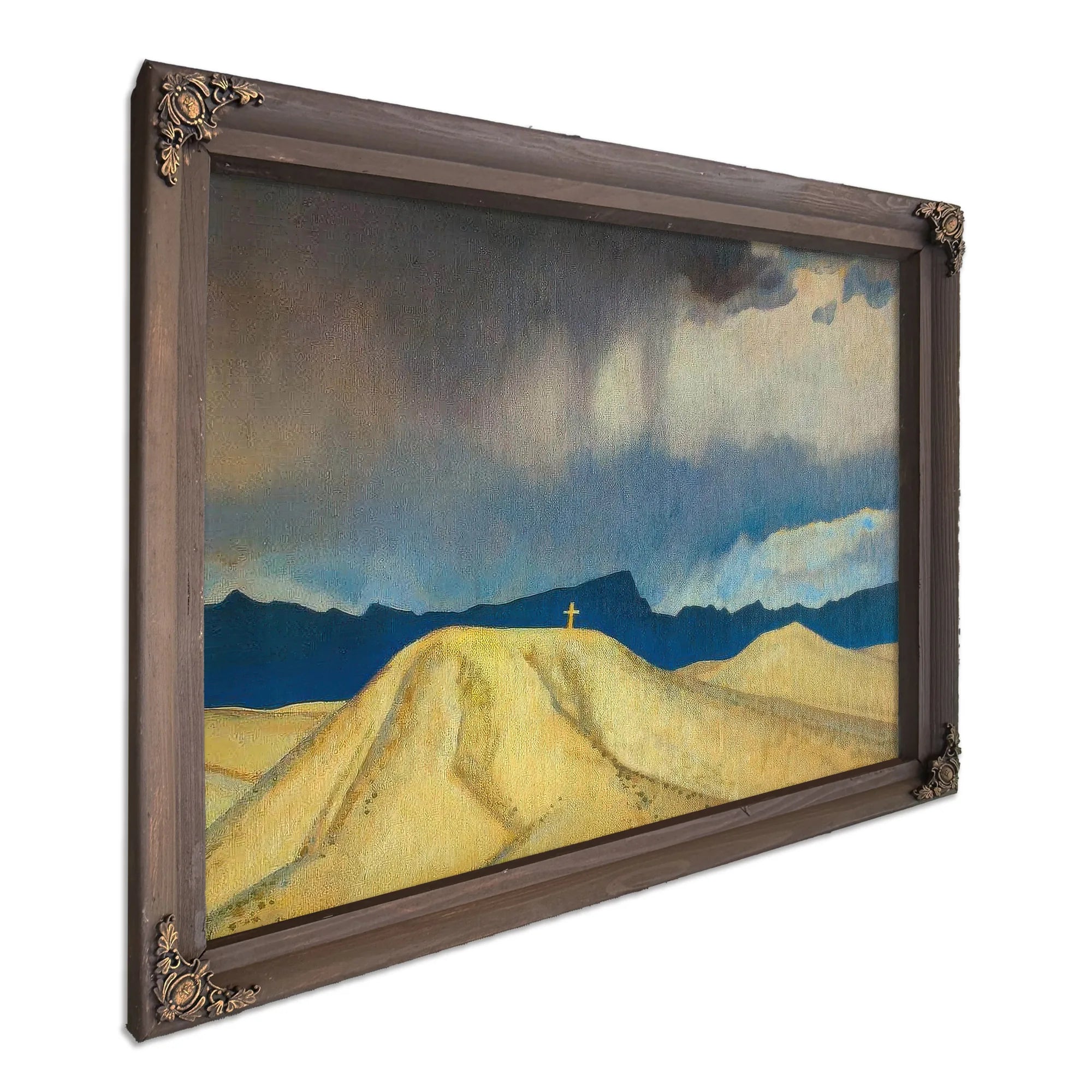 Cross On The Hill By Maynard Dixon Fine Art Print