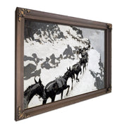 The Mule Pack by Frederic Remington