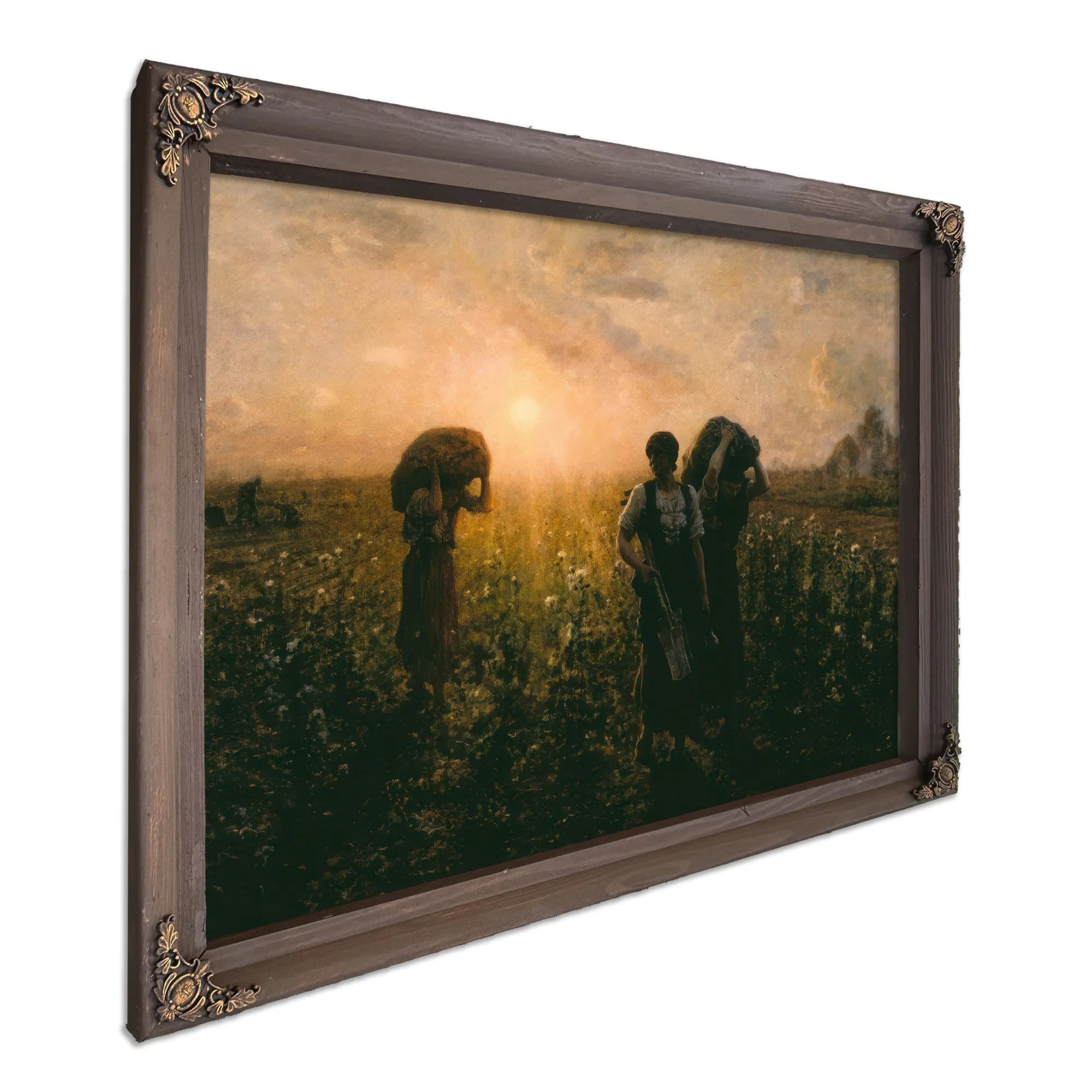 The End Of The Working Day By Breton Jules Fine Art Print