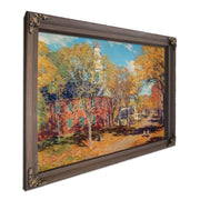 October Morning Deerfield By Charles Marion Russell Fine Art Print