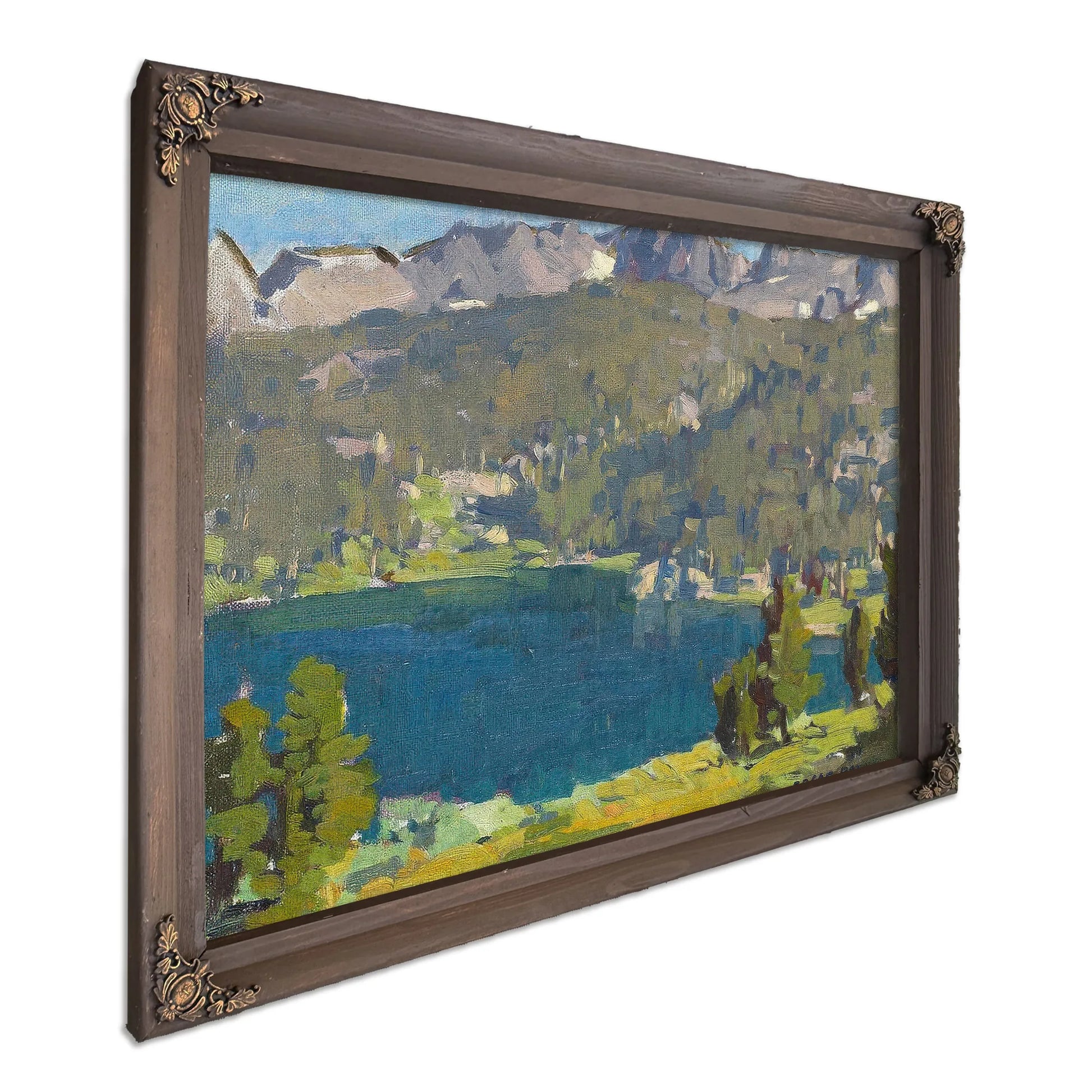 High Sierra Lake Scene By Edgar Payne Fine Art Print