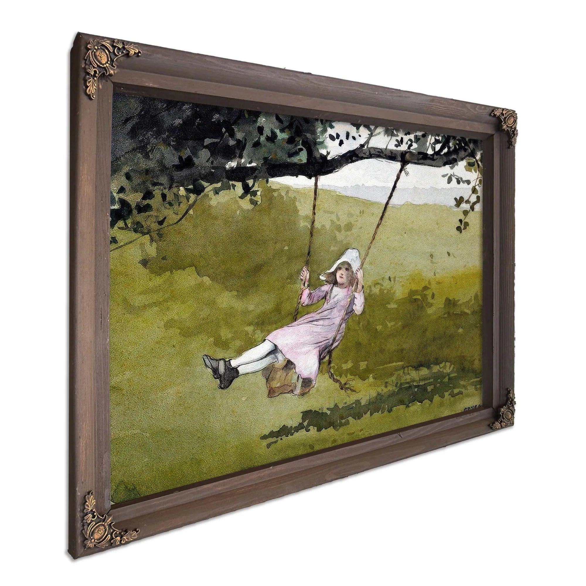 The Swing By Winslow Homer Fine Art Print