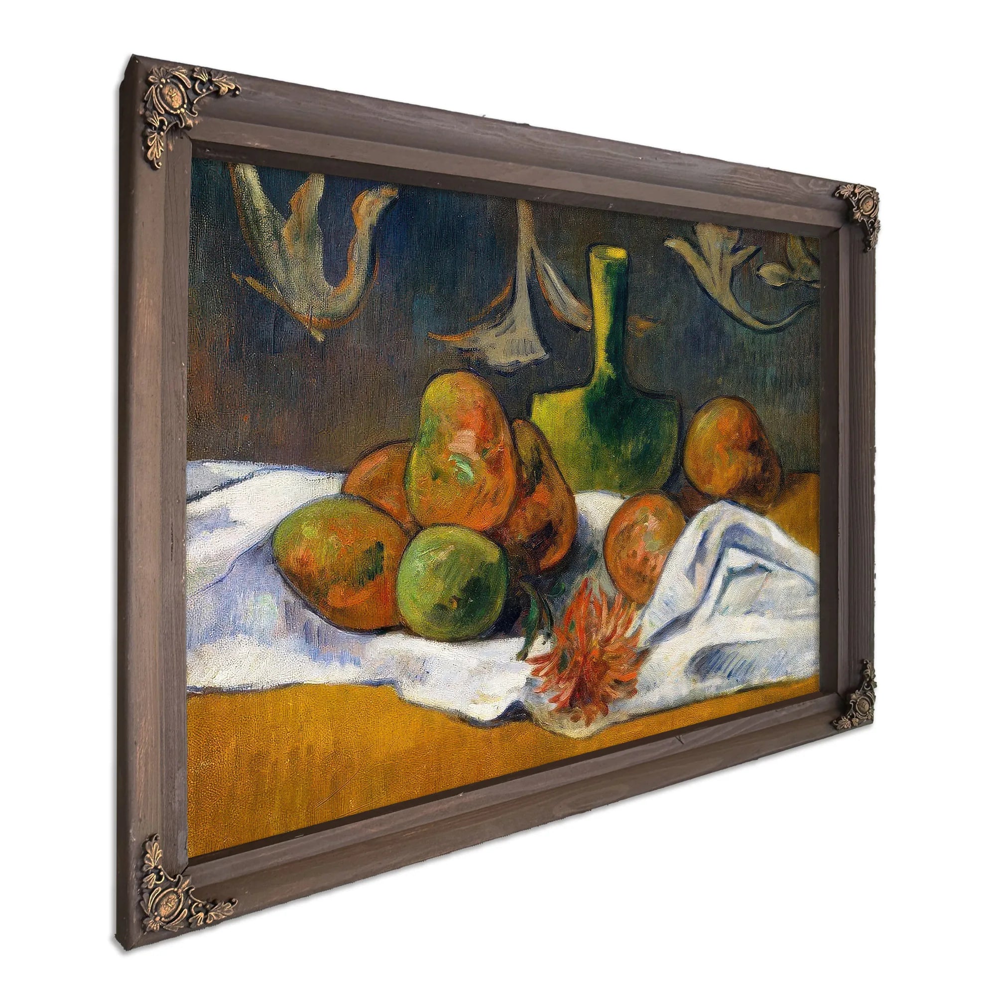 Still Life With Teapot And Fruit 1896 By Paul Gauguin Fine Art Print