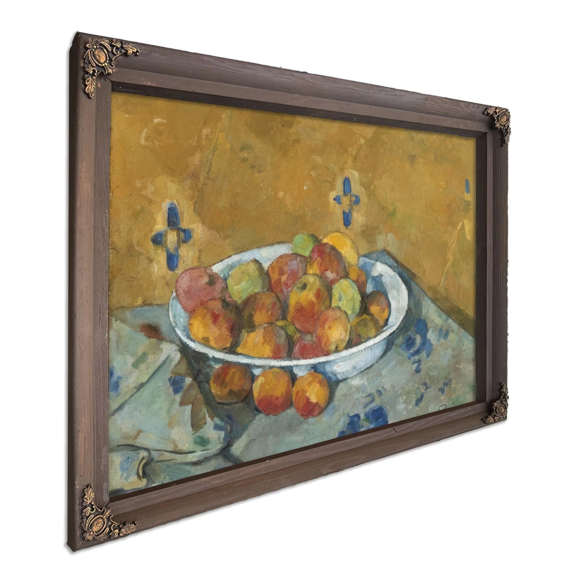 The Plate Of Apples By Paul Cezanne Fine Art Print