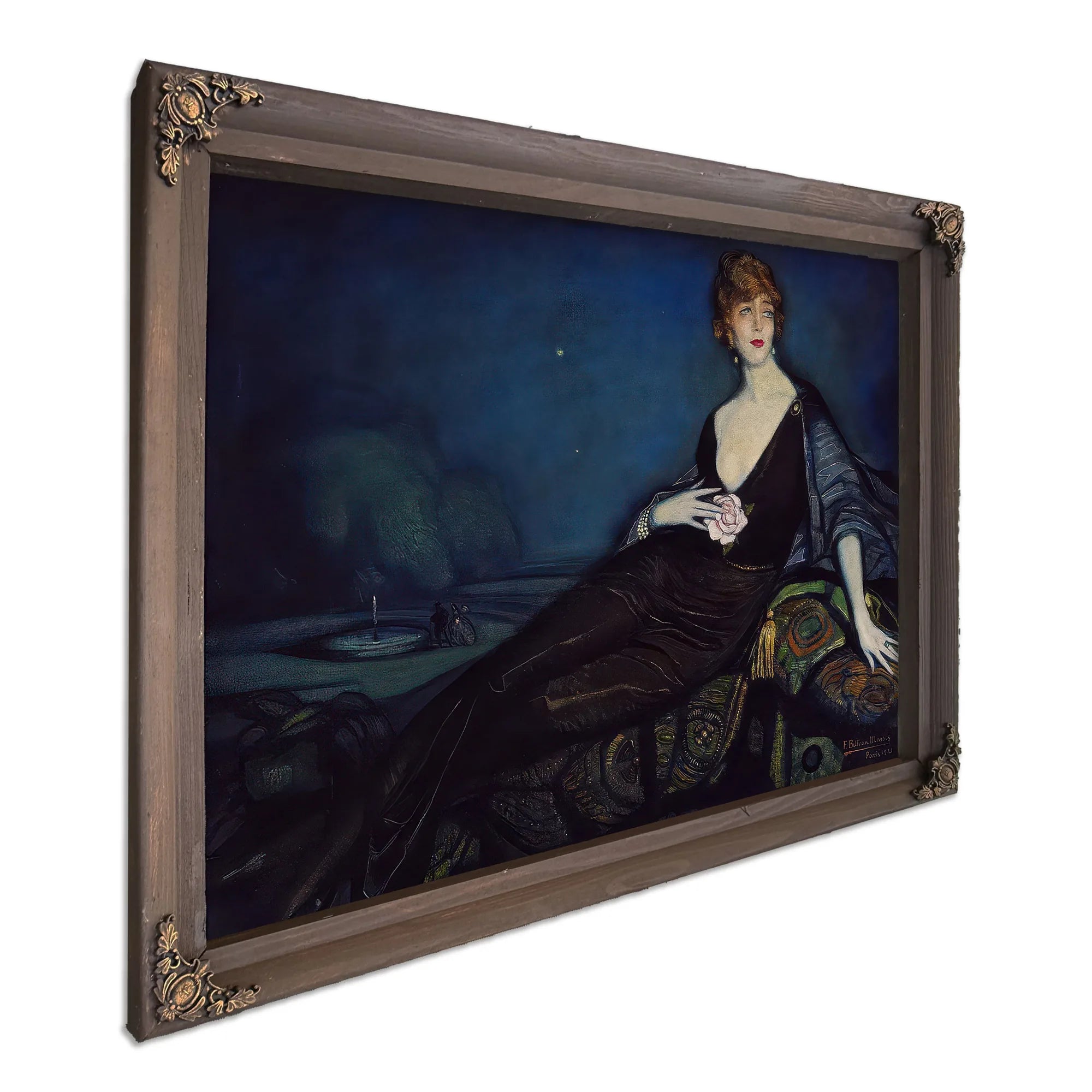 Mrs Freda Dudley Ward By Federico Beltran Masses Fine Art Print