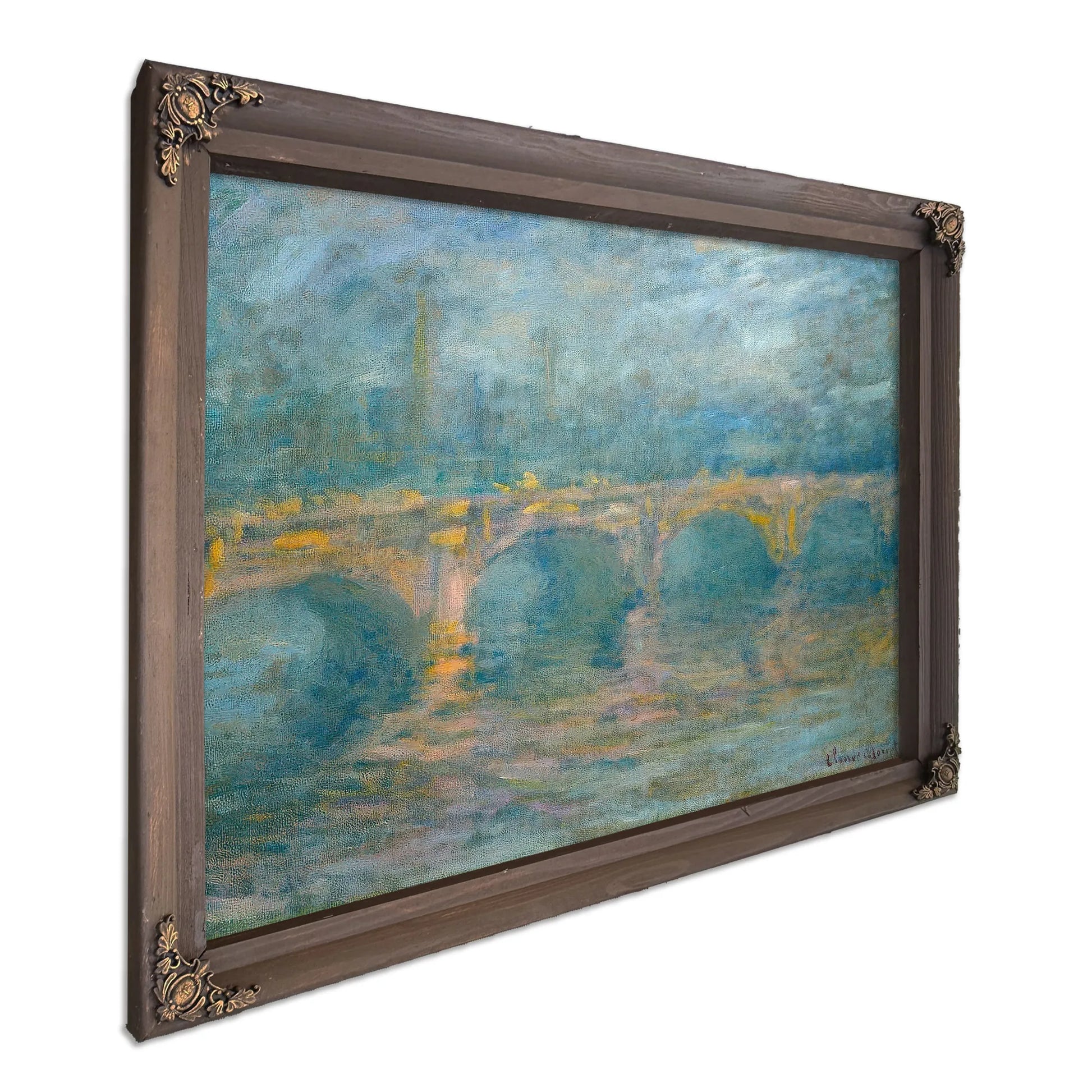 Waterloo Bridge London At Sunset By Claude Monet Fine Art Print