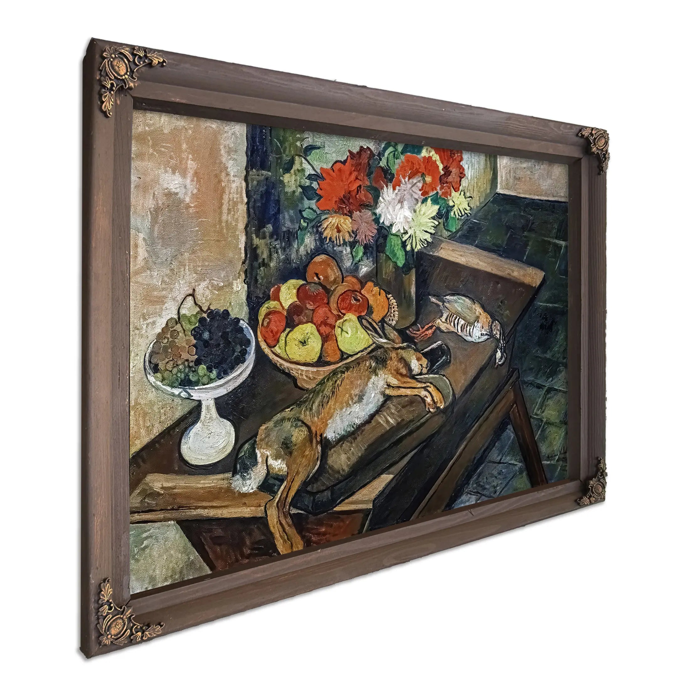 Nature Morte Au Lievre Et A La Perdrix 1930 by Suzanne Valadon