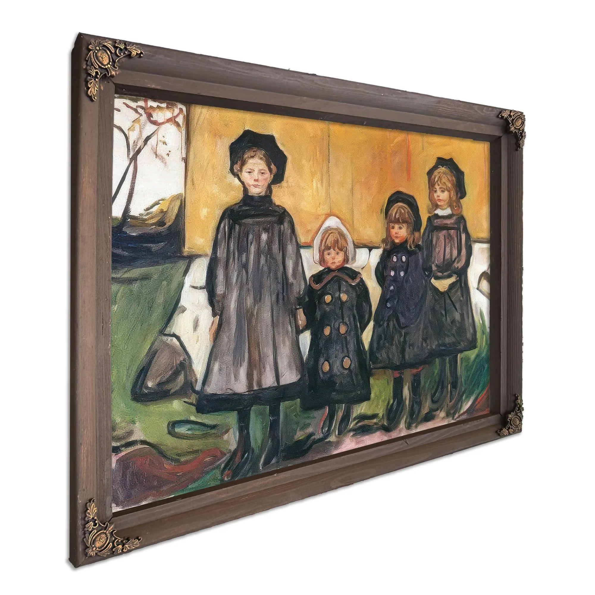 Four Girls At Asgardstrand 1902 By Edvard Munch Fine Art Print