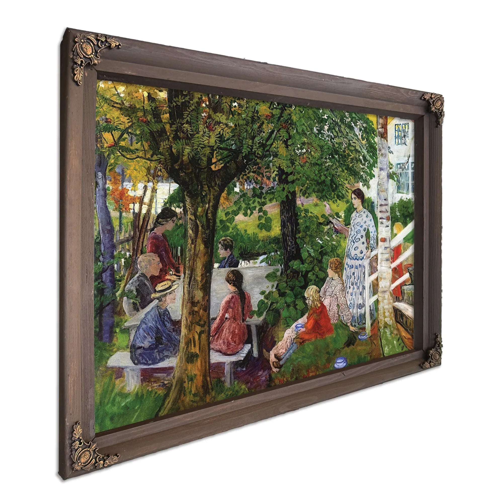 Birthday In The Garden By Nicolai Astrup Fine Art Print
