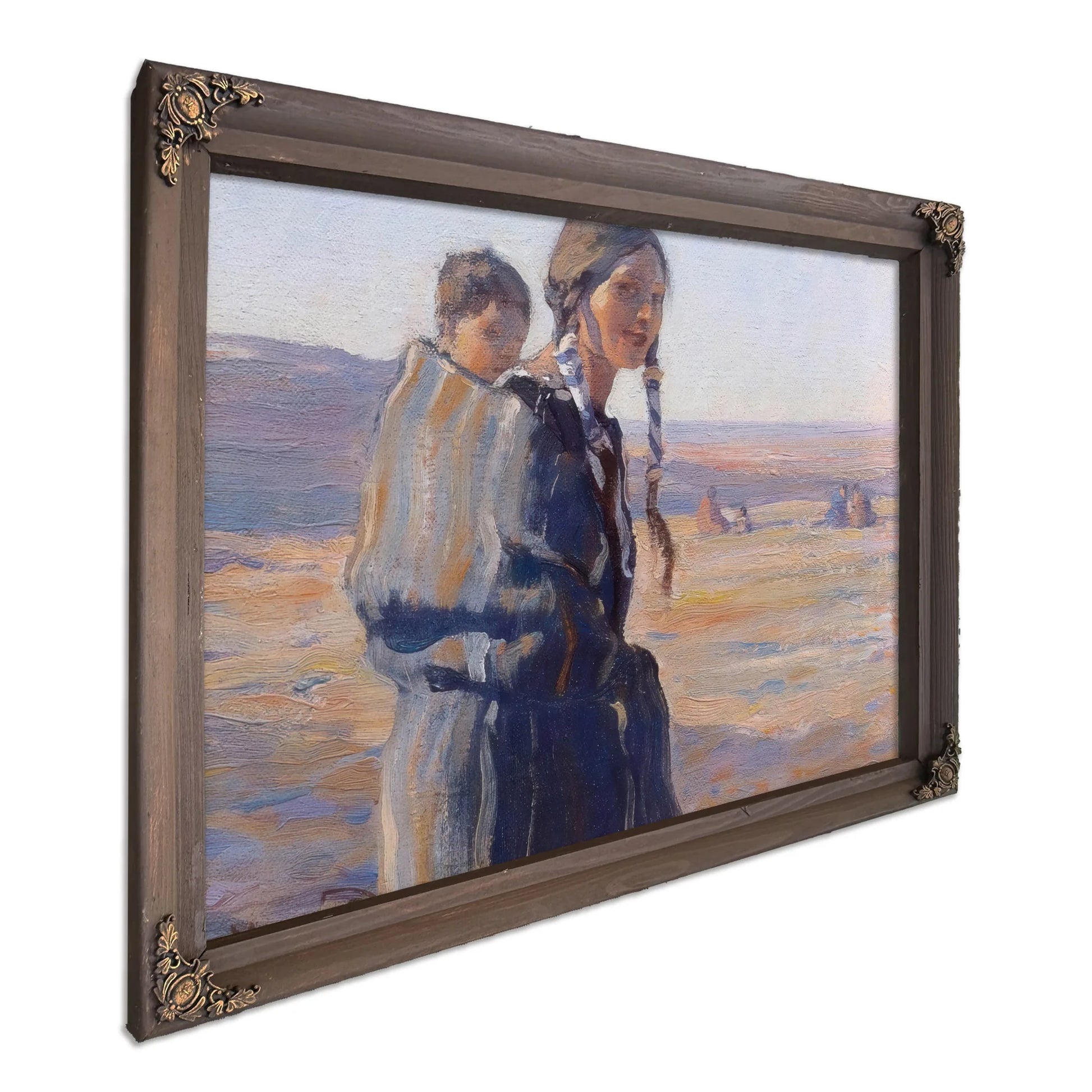 Young Indian Mother By Maynard Dixon Fine Art Print