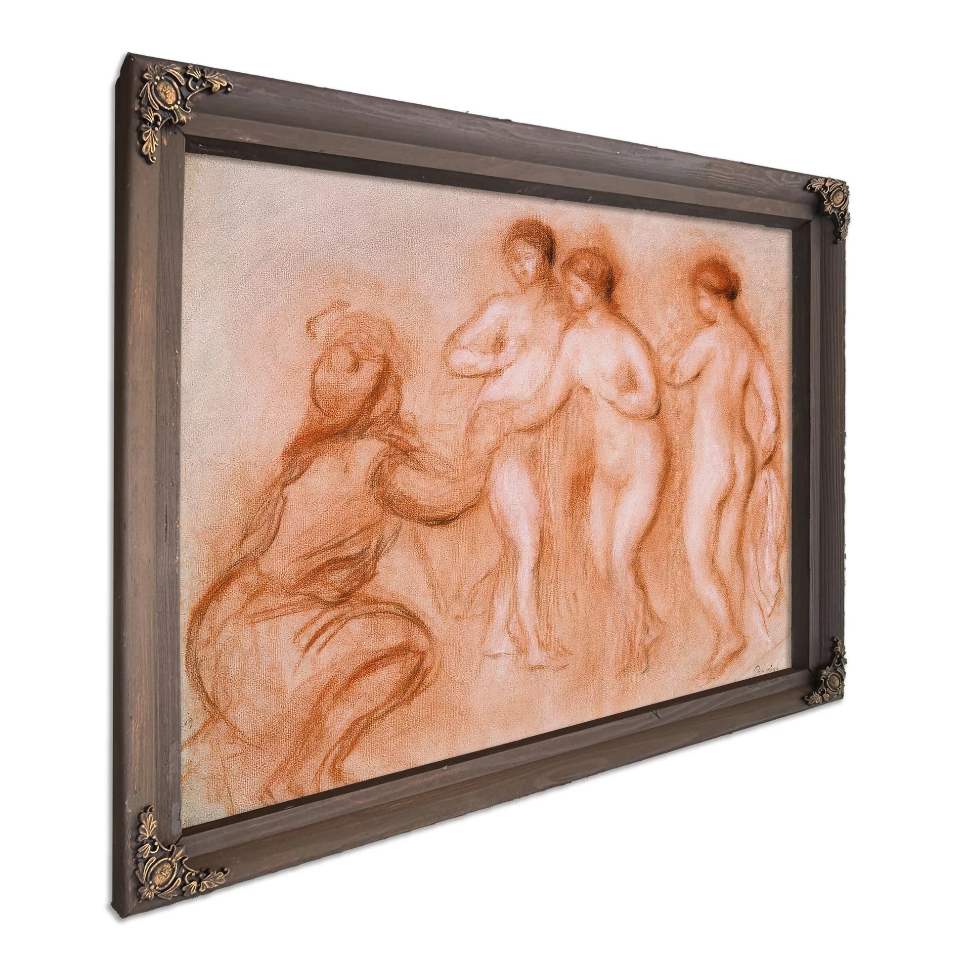 The Judgment Of Paris By Pierre August Renoir Fine Art Print