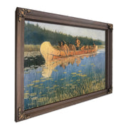 Radisson And Groseilliers Aka Exploring The Lakes By Frederic Remington Fine Art Print