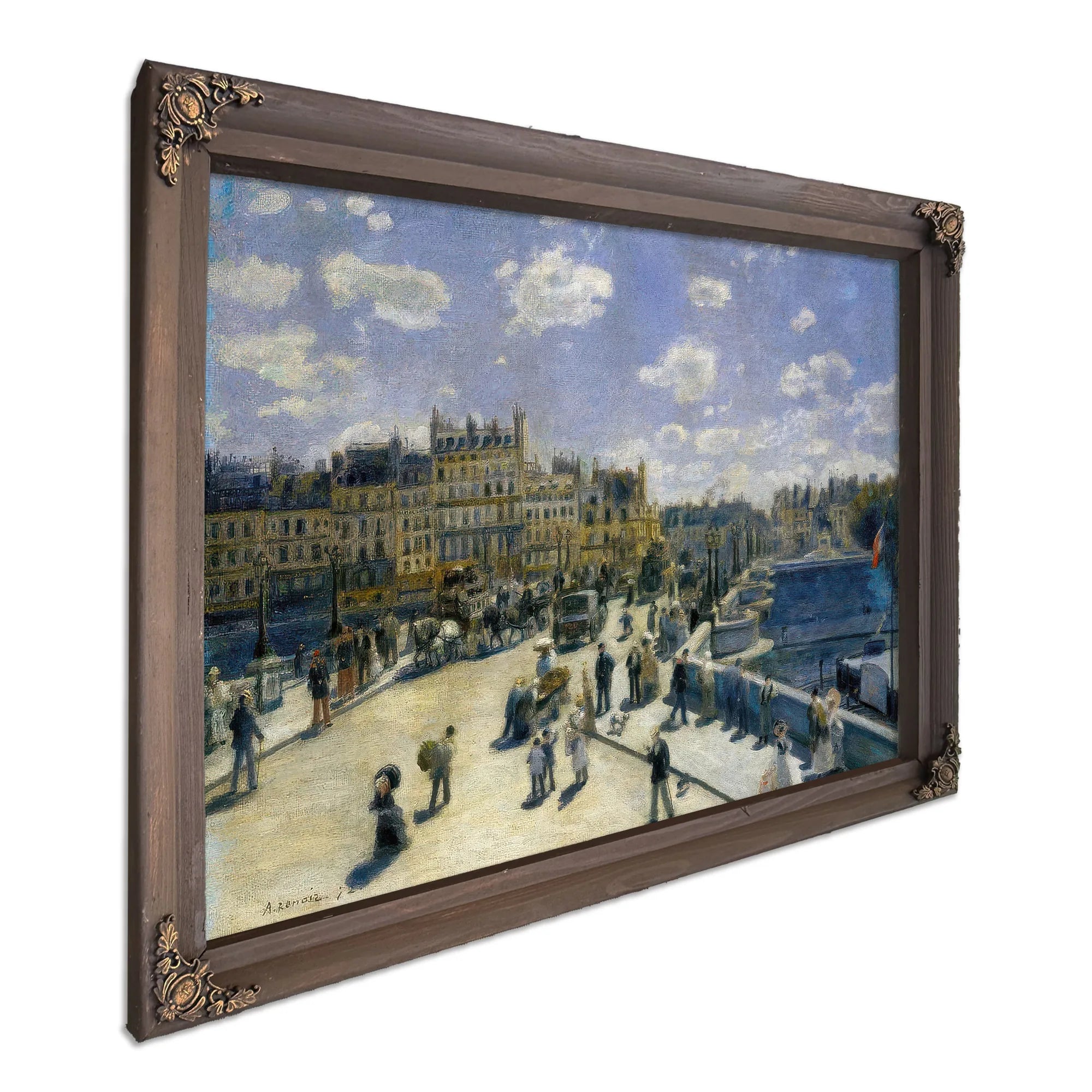 Pont Neuf, Paris By Pierre August Renoir Fine Art Print