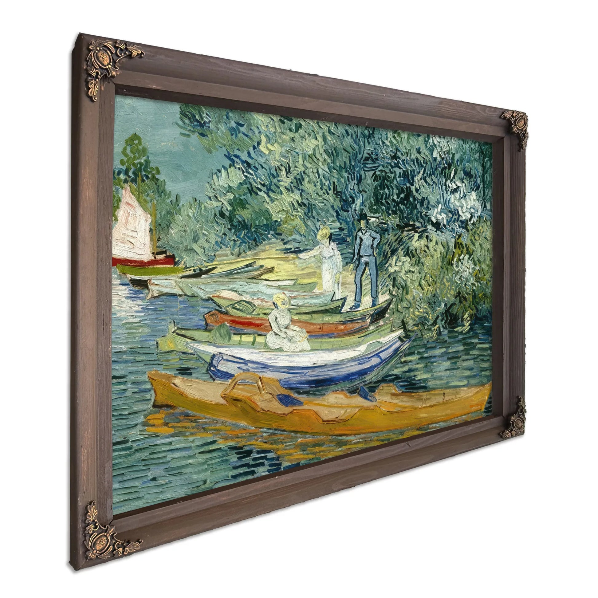 Bank Of The Oise At Auvers By Vincent Van Gogh Fine Art Print