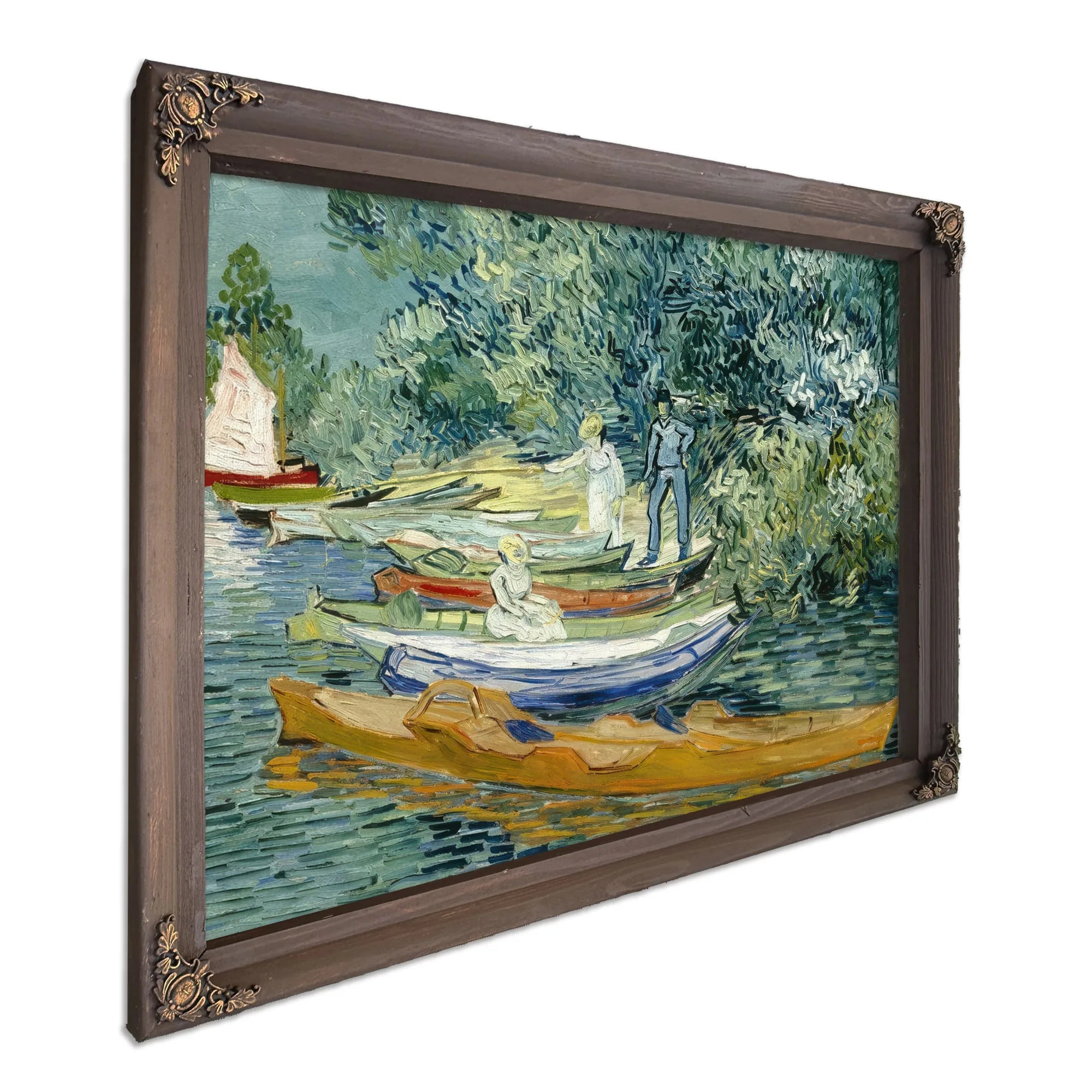 Bank Of The Oise At Auvers By Vincent Van Gogh Fine Art Print