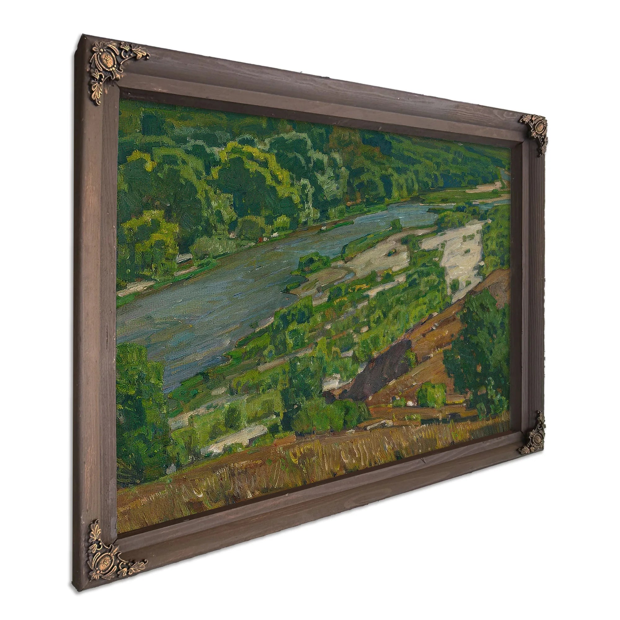 Santa Ana River 1928 By William Wendt Fine Art Print