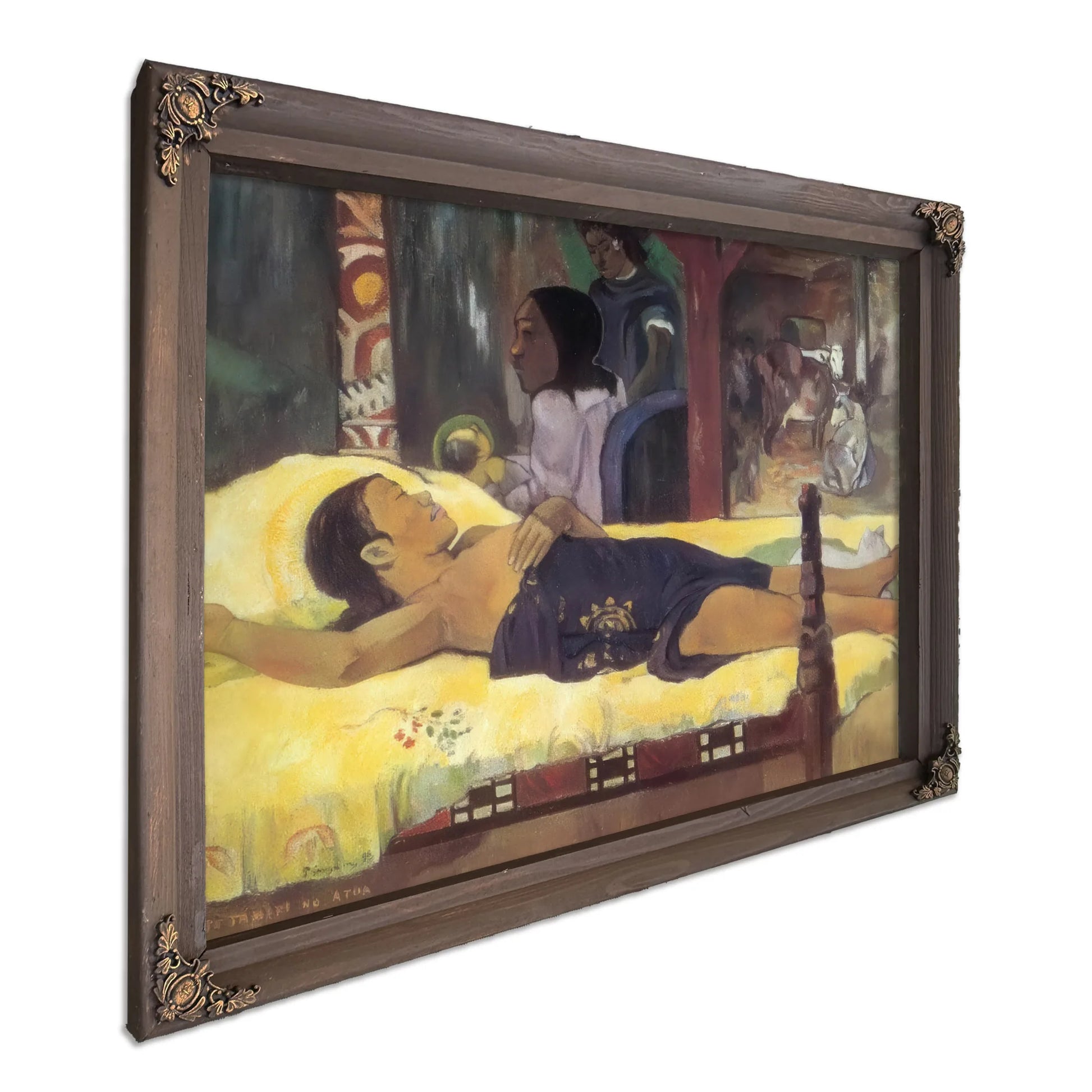 Te Tamari No Atua ( Nativity) By Paul Gauguin Fine Art Print