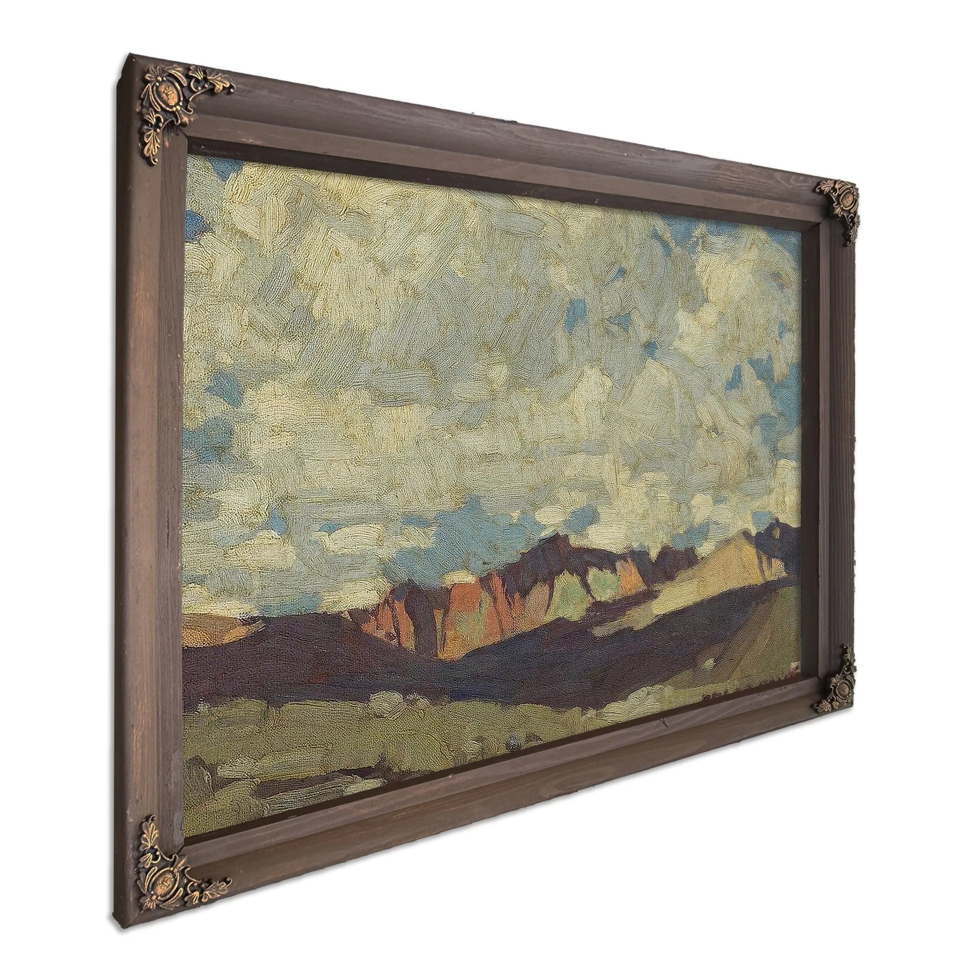Clouds Above Cliffs By Edgar Payne Fine Art Print
