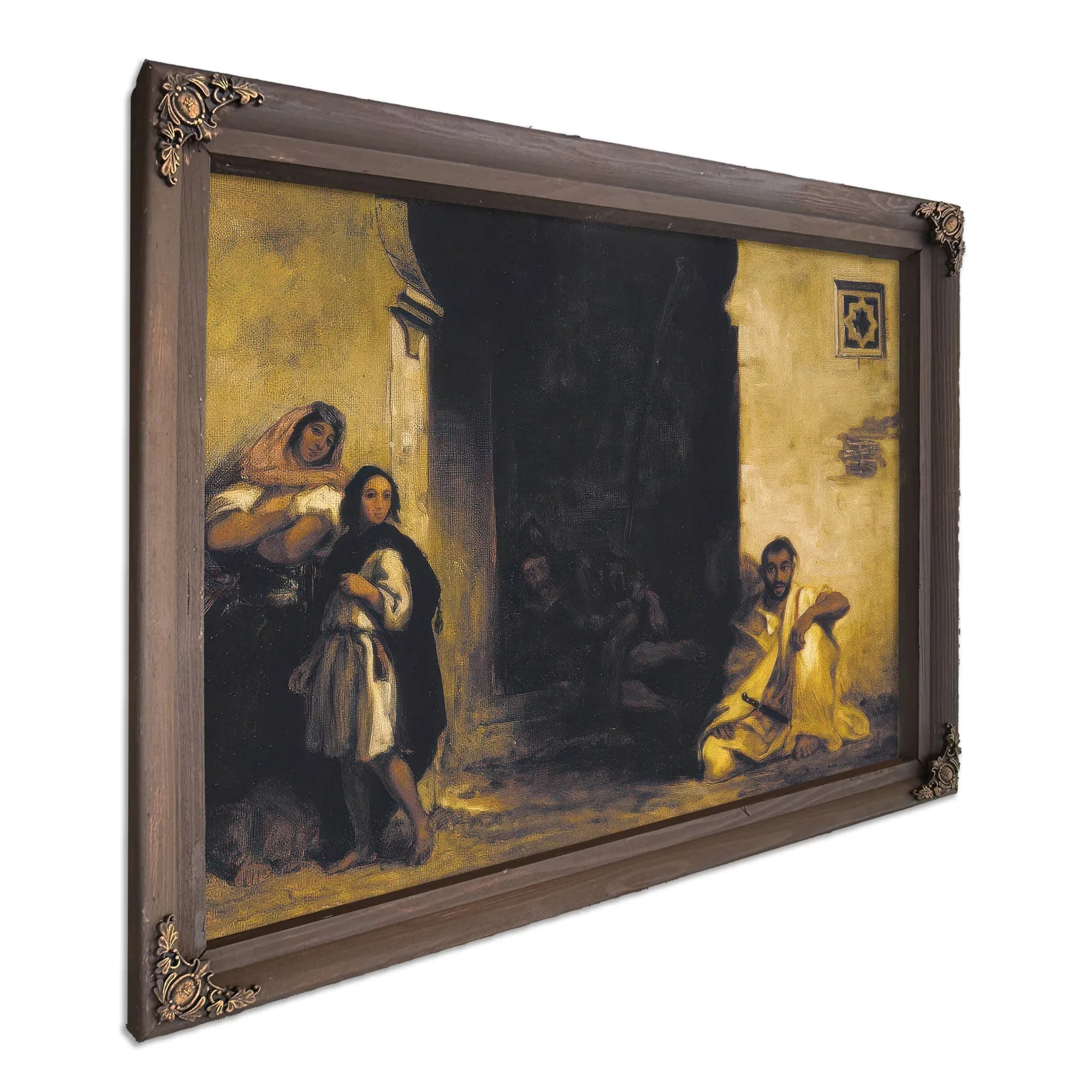 Street In Meknes By Eugene Delacroix Fine Art Print
