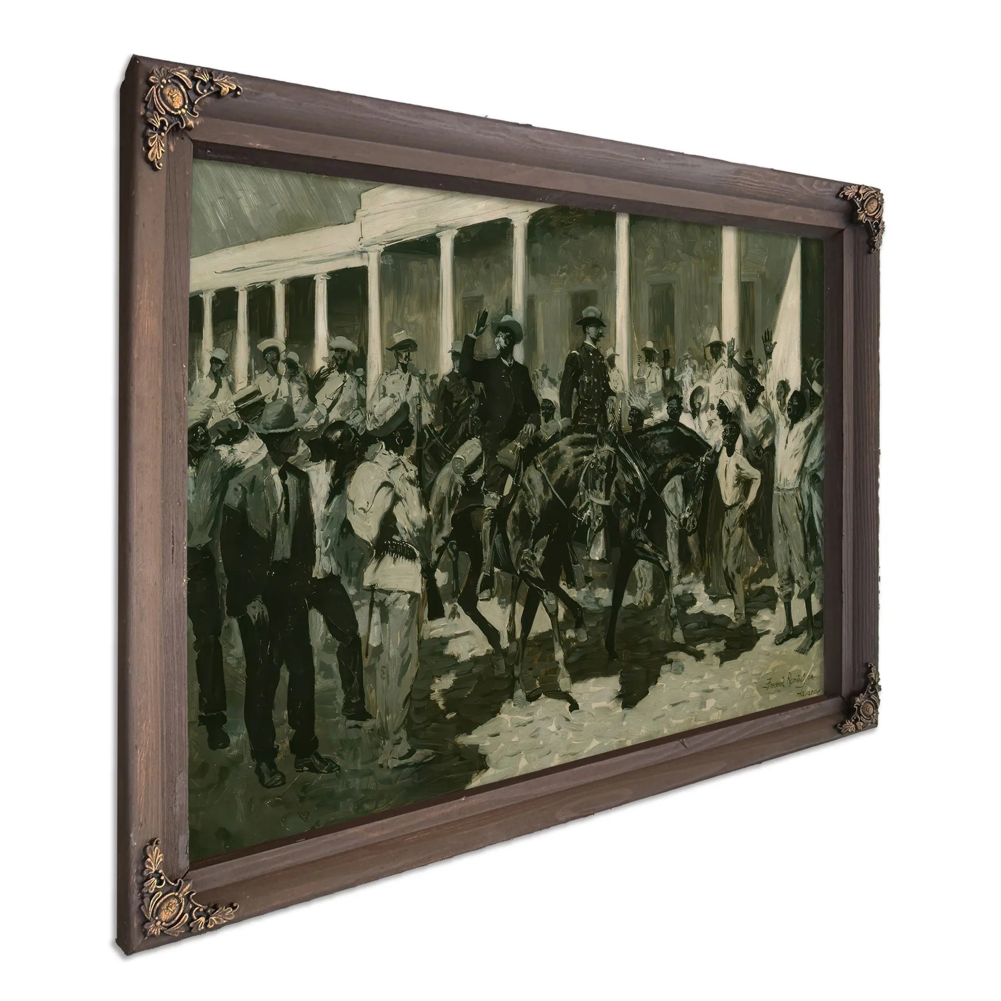 The Return Of Gomez To Havana A by Frederic Remington