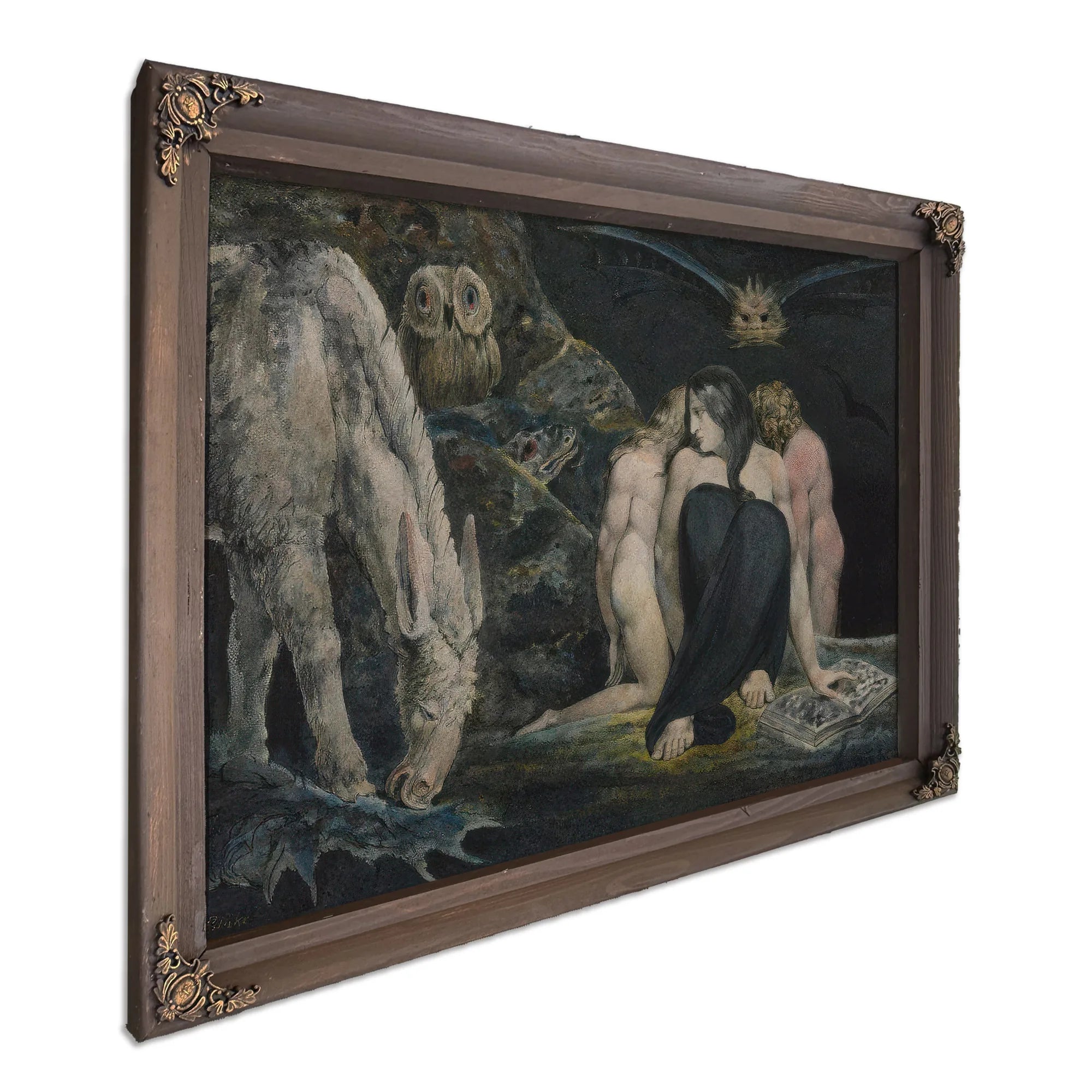 The Night Of Enitharmons Joy 1795 By William Blake Fine Art Print