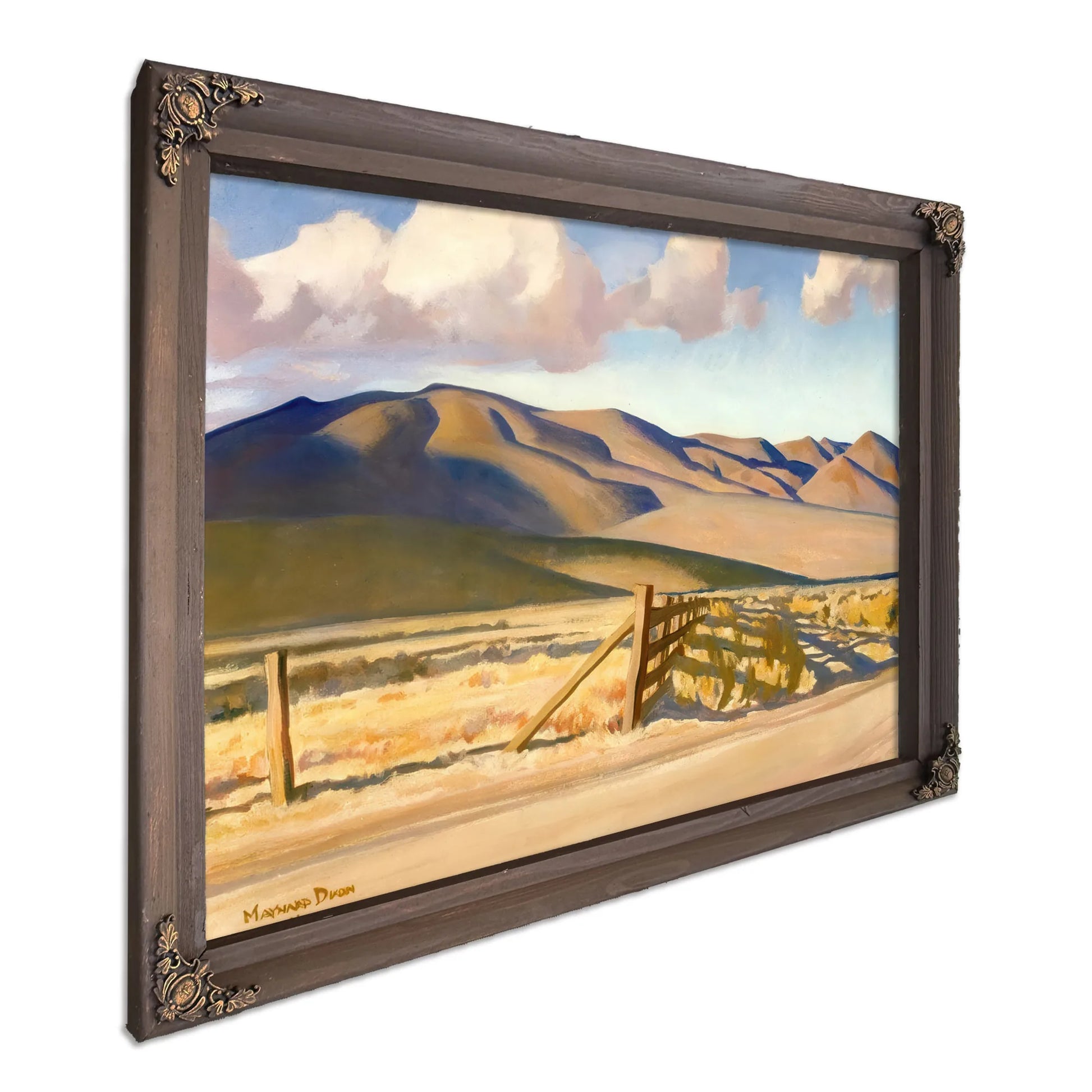 Old Corrals By Maynard Dixon Fine Art Print