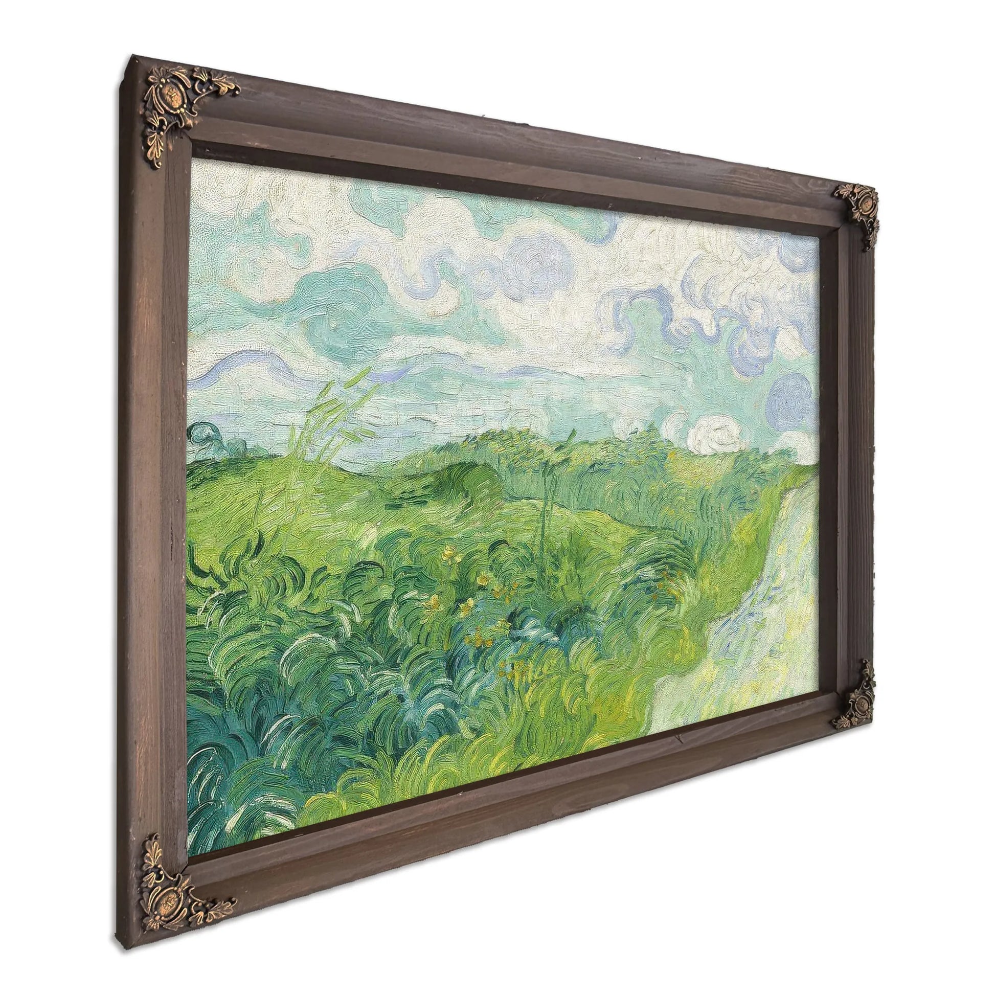 Green Wheat Fields Auvers By Vincent Van Gogh Fine Art Print