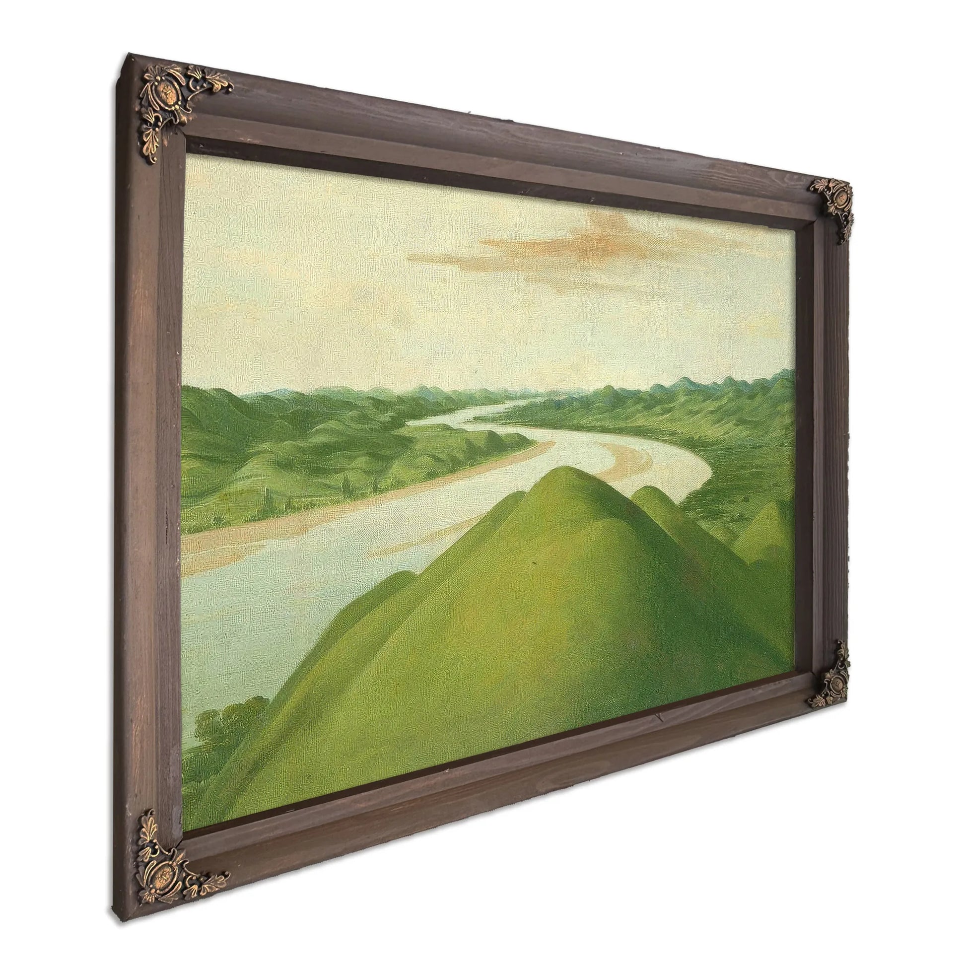 View In The Cross Timbers, Texas By George Catlin Fine Art Print