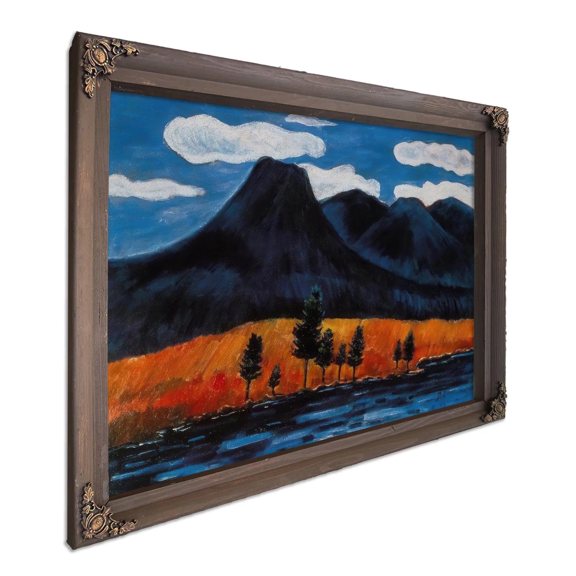 Blue Landscape By Marsden Hartley Fine Art Print