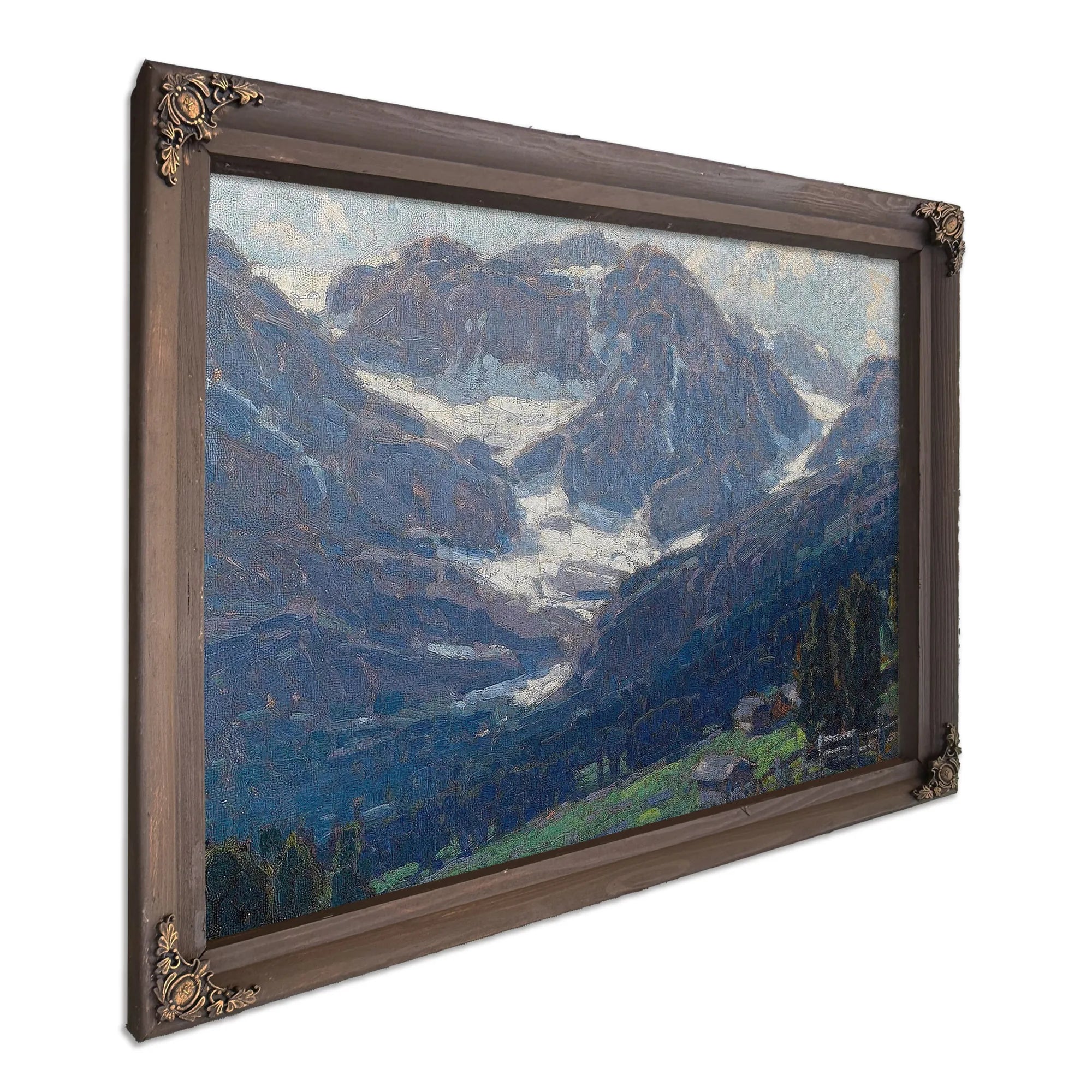Alpine Scene, Switzerland By Edgar Payne Fine Art Print
